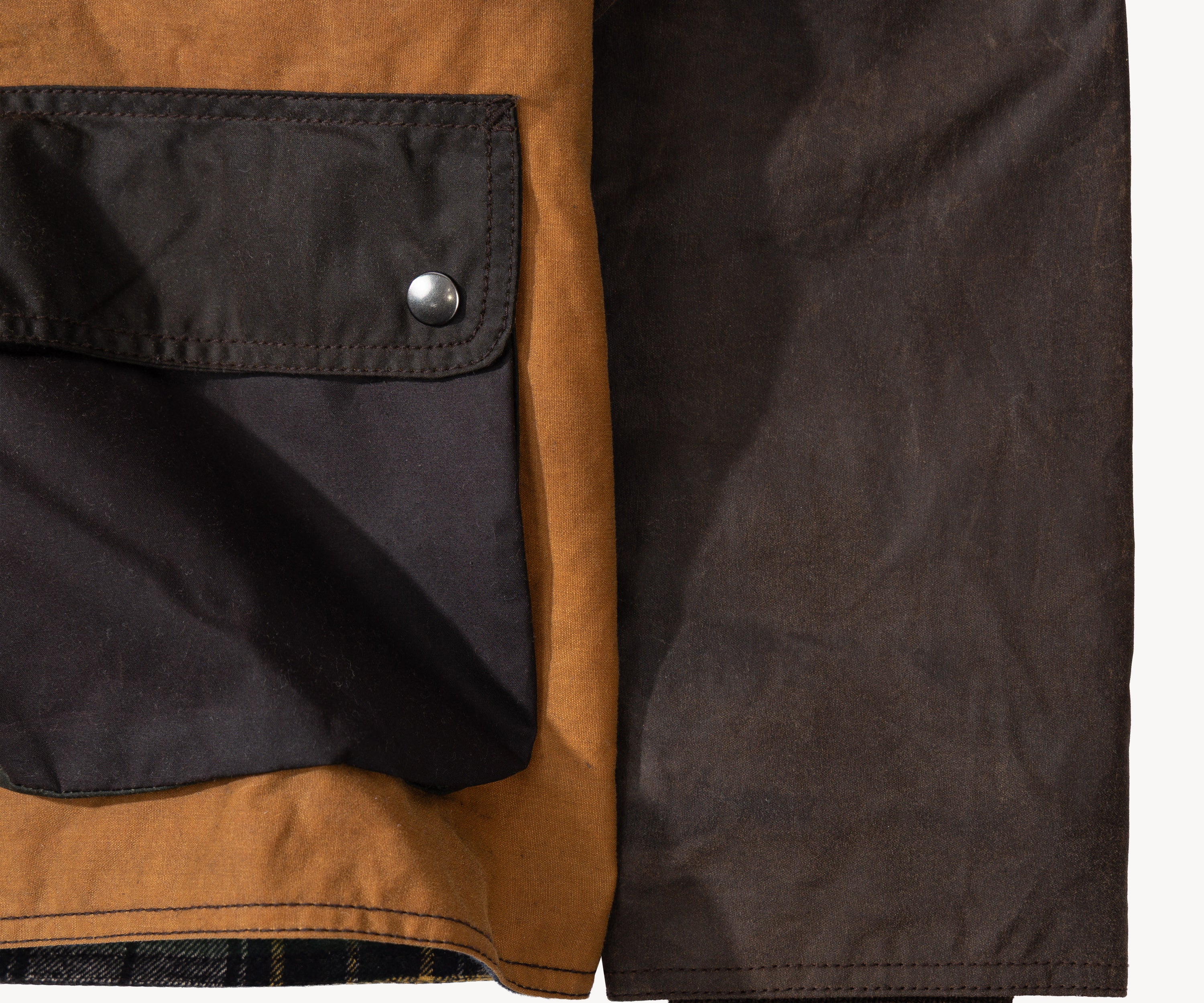 REWORK® KEEPER WAX JACKET - N° 013 Coats & Jackets MEDIUM / BROWN - BRUT Clothing
