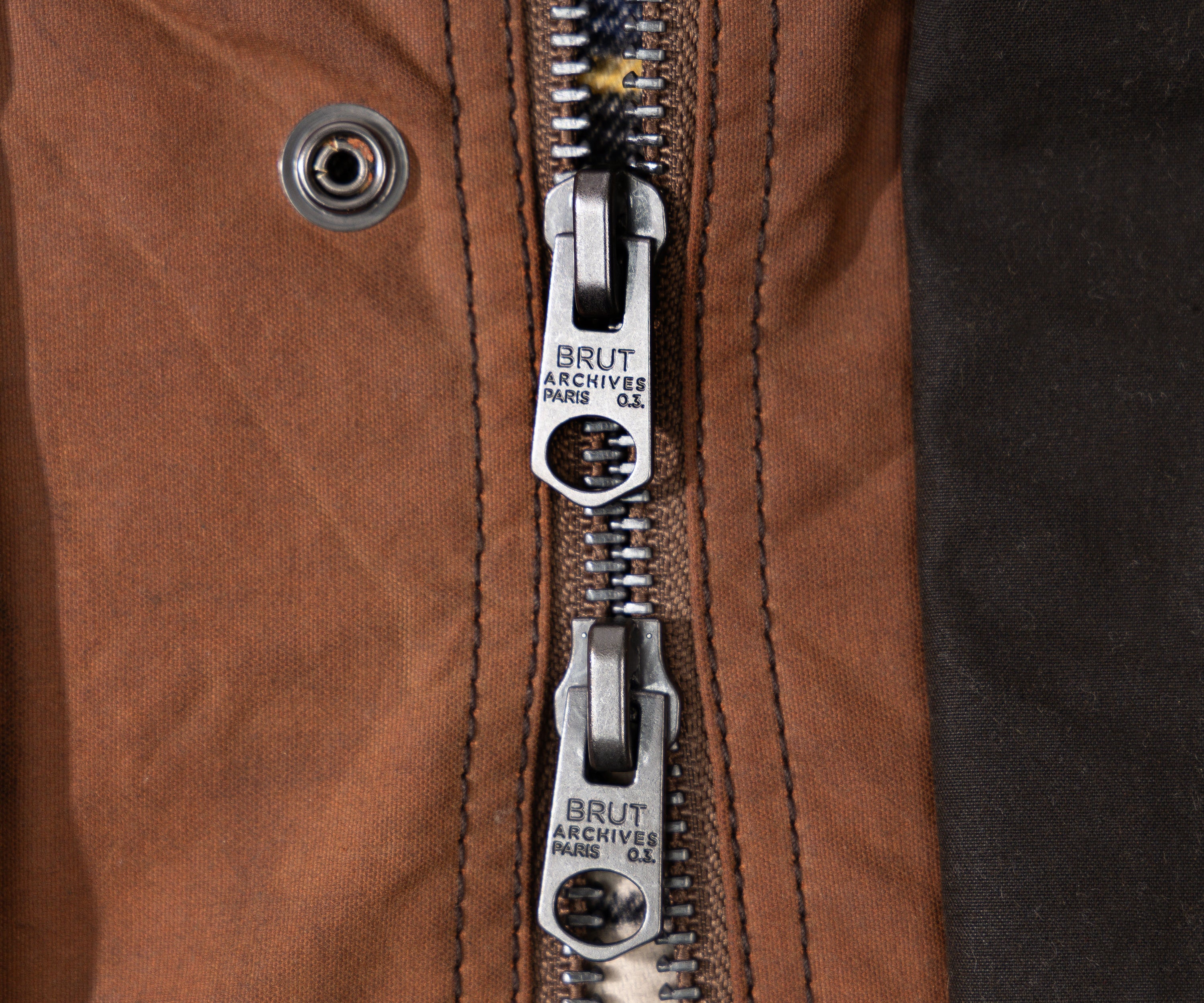 REWORK® KEEPER WAX JACKET - N° 021 Coats & Jackets MEDIUM / BROWN - BRUT Clothing