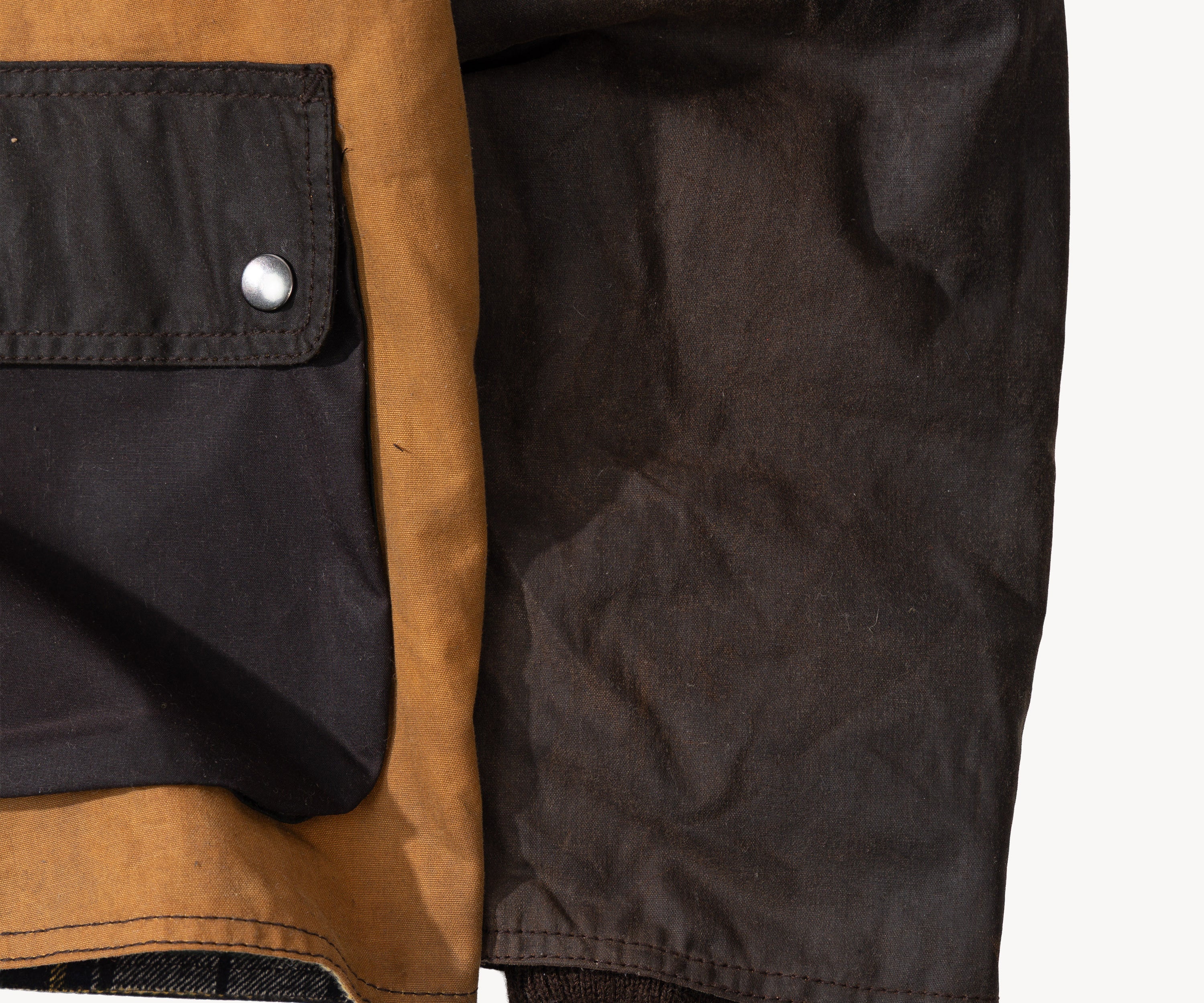 REWORK® KEEPER WAX JACKET - N° 022 Coats & Jackets MEDIUM / BROWN - BRUT Clothing