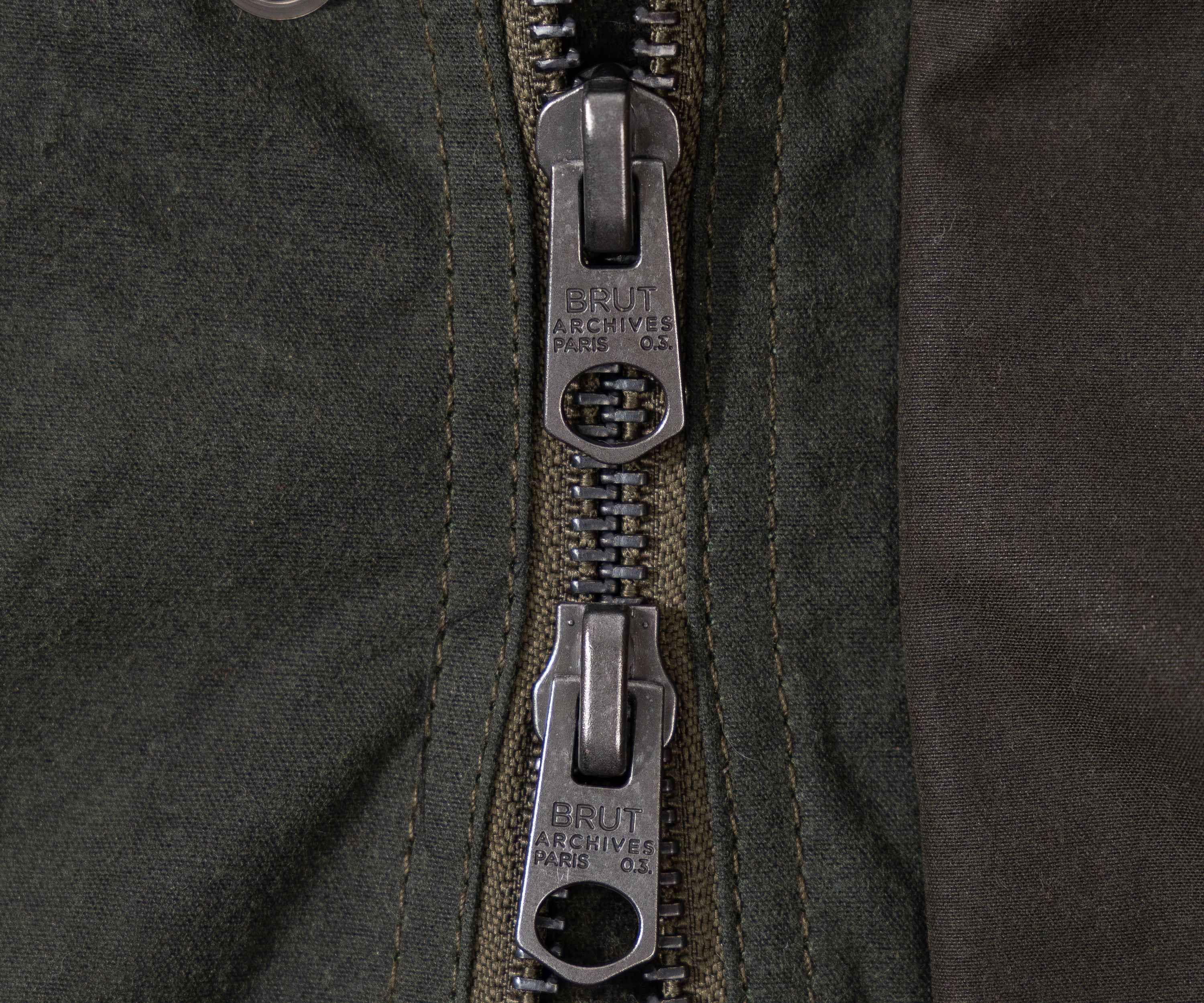 REWORK® KEEPER WAX JACKET - N° 025 Manteaux et vestes MEDIUM / VERT - BRUT Clothing
