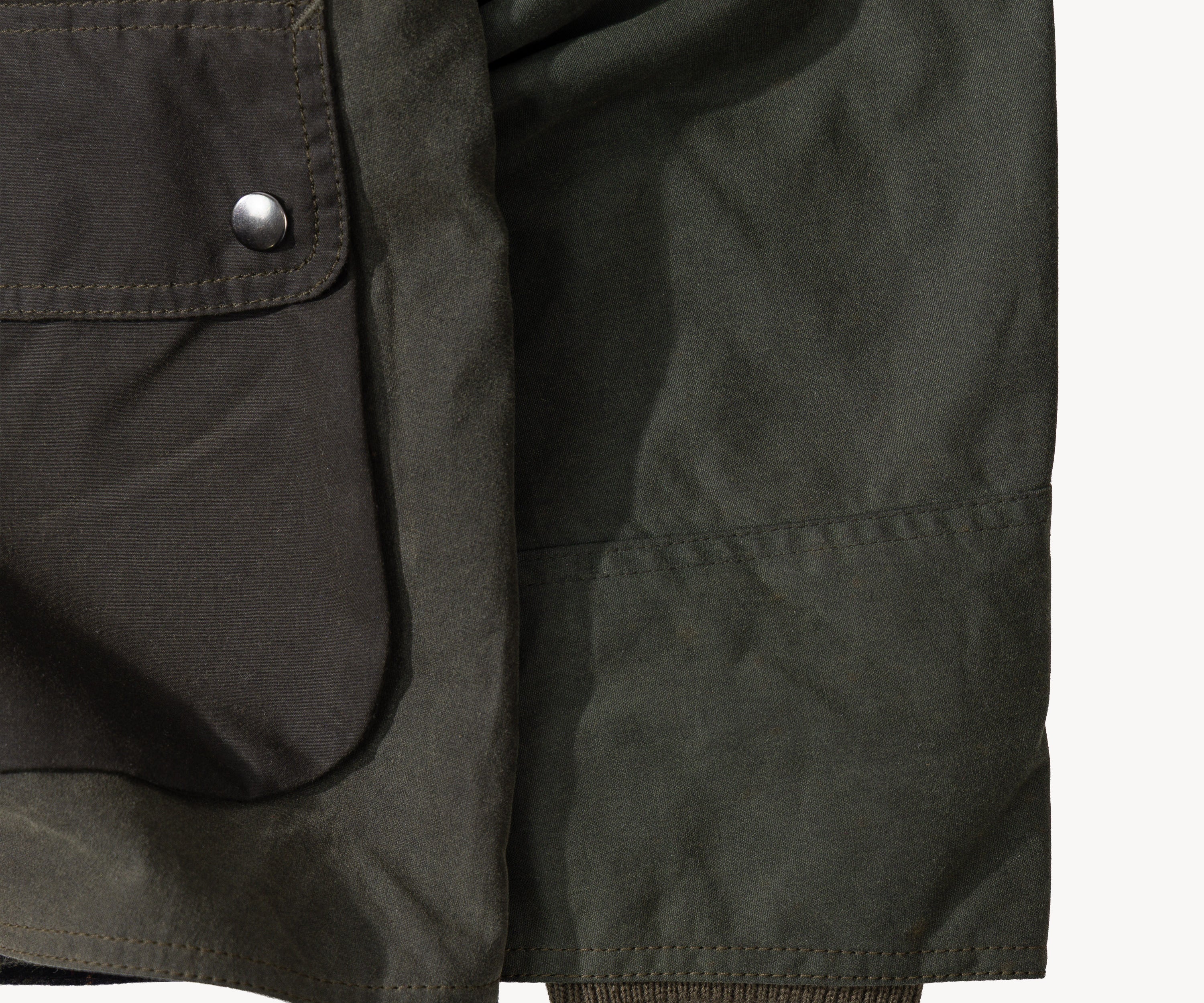 REWORK® KEEPER WAX JACKET - N° 027 Manteaux et vestes MEDIUM / VERT - BRUT Clothing