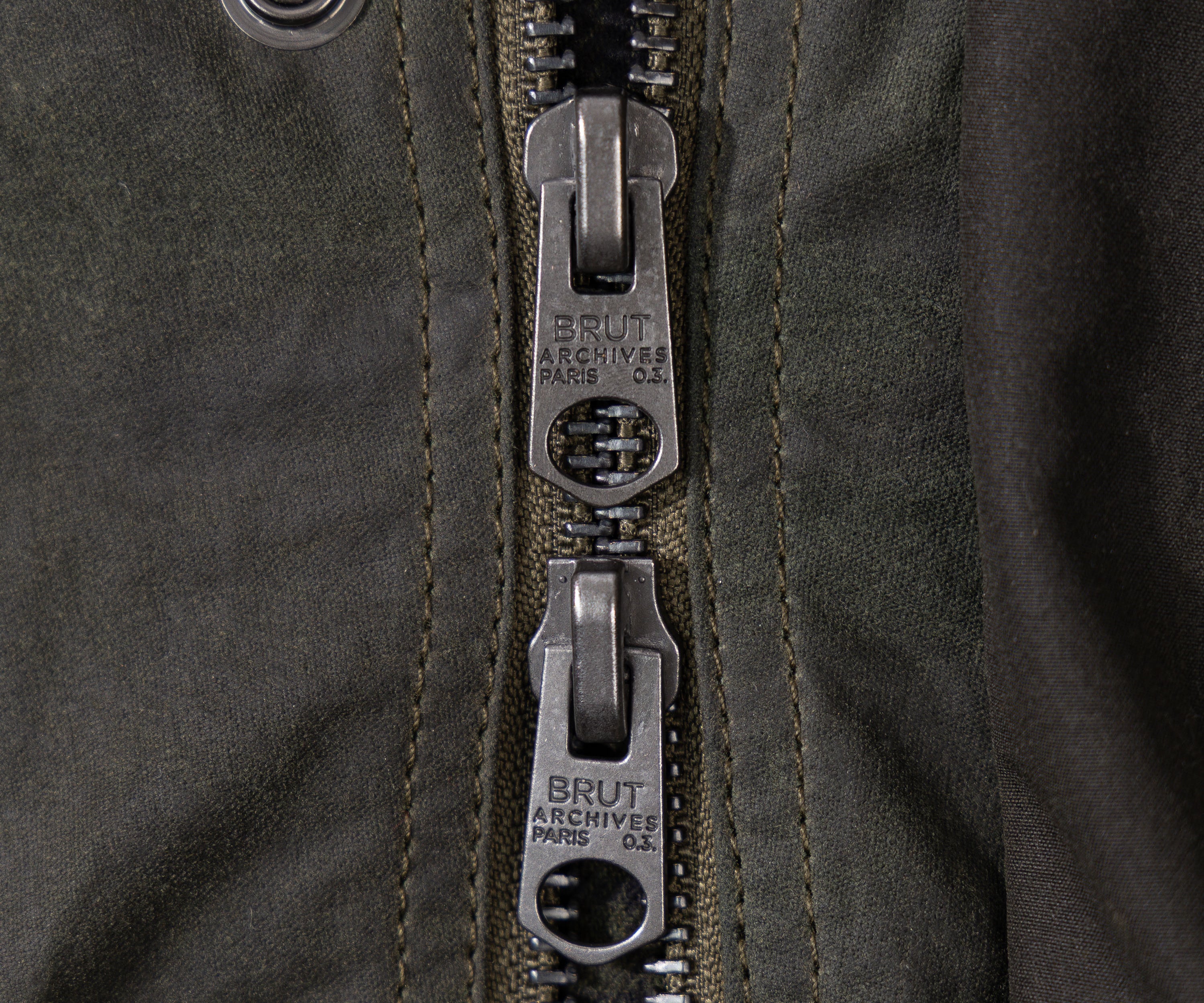 REWORK® KEEPER WAX JACKET - N° 027 Manteaux et vestes MEDIUM / VERT - BRUT Clothing