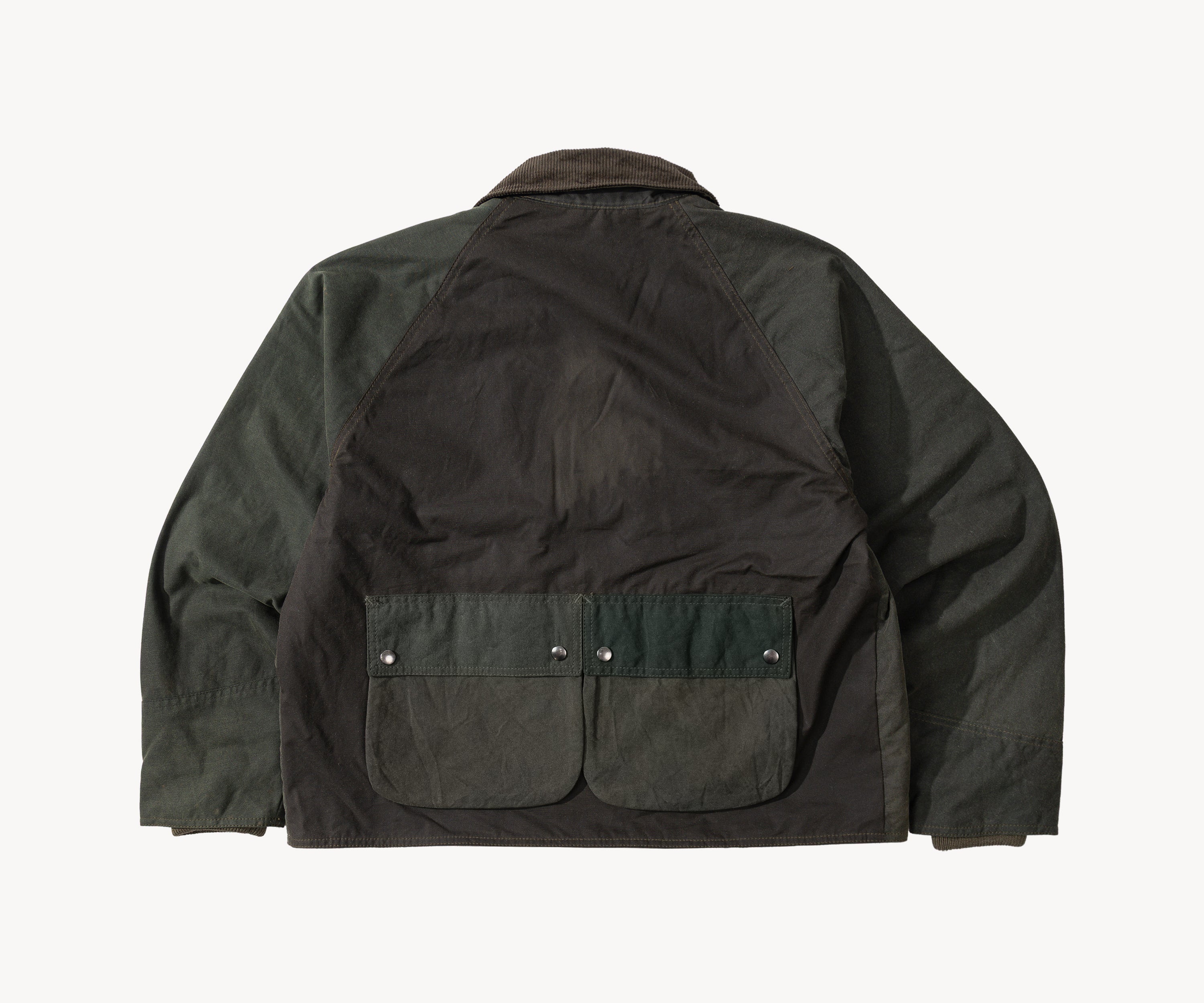 REWORK® KEEPER WAX JACKET - N° 027 Manteaux et vestes MEDIUM / VERT - BRUT Clothing