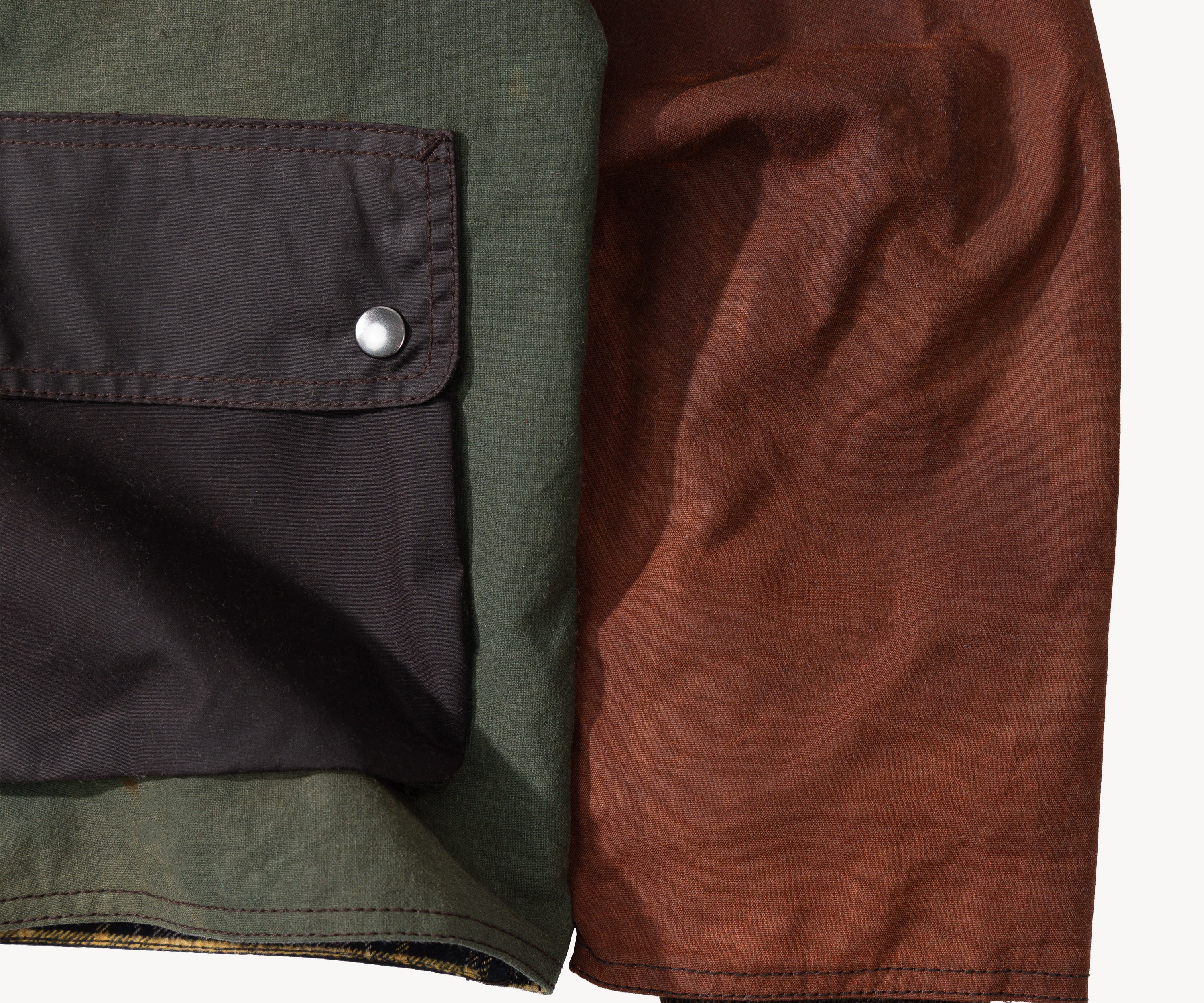 REWORK® KEEPER WAX JACKET - N° 023 Coats & Jackets MEDIUM / GREEN - BRUT Clothing