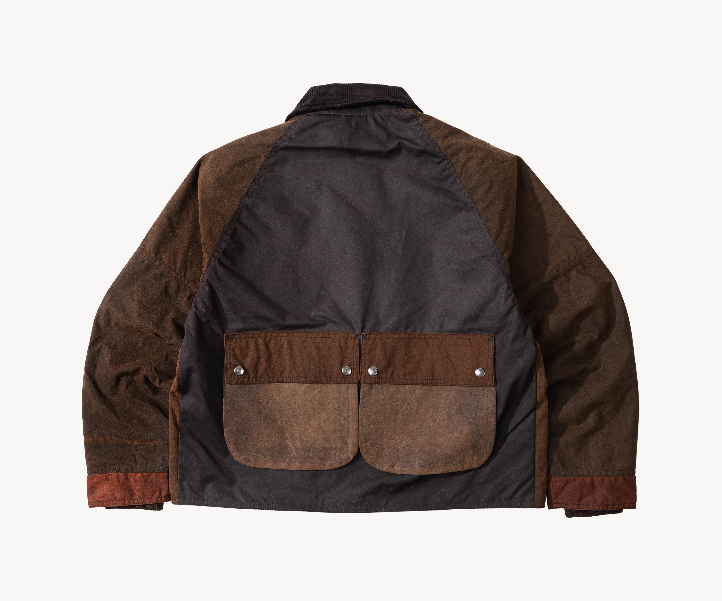 REWORK® KEEPER WAX JACKET - N° 003 Manteaux et vestes SMALL / MARRON - BRUT Clothing