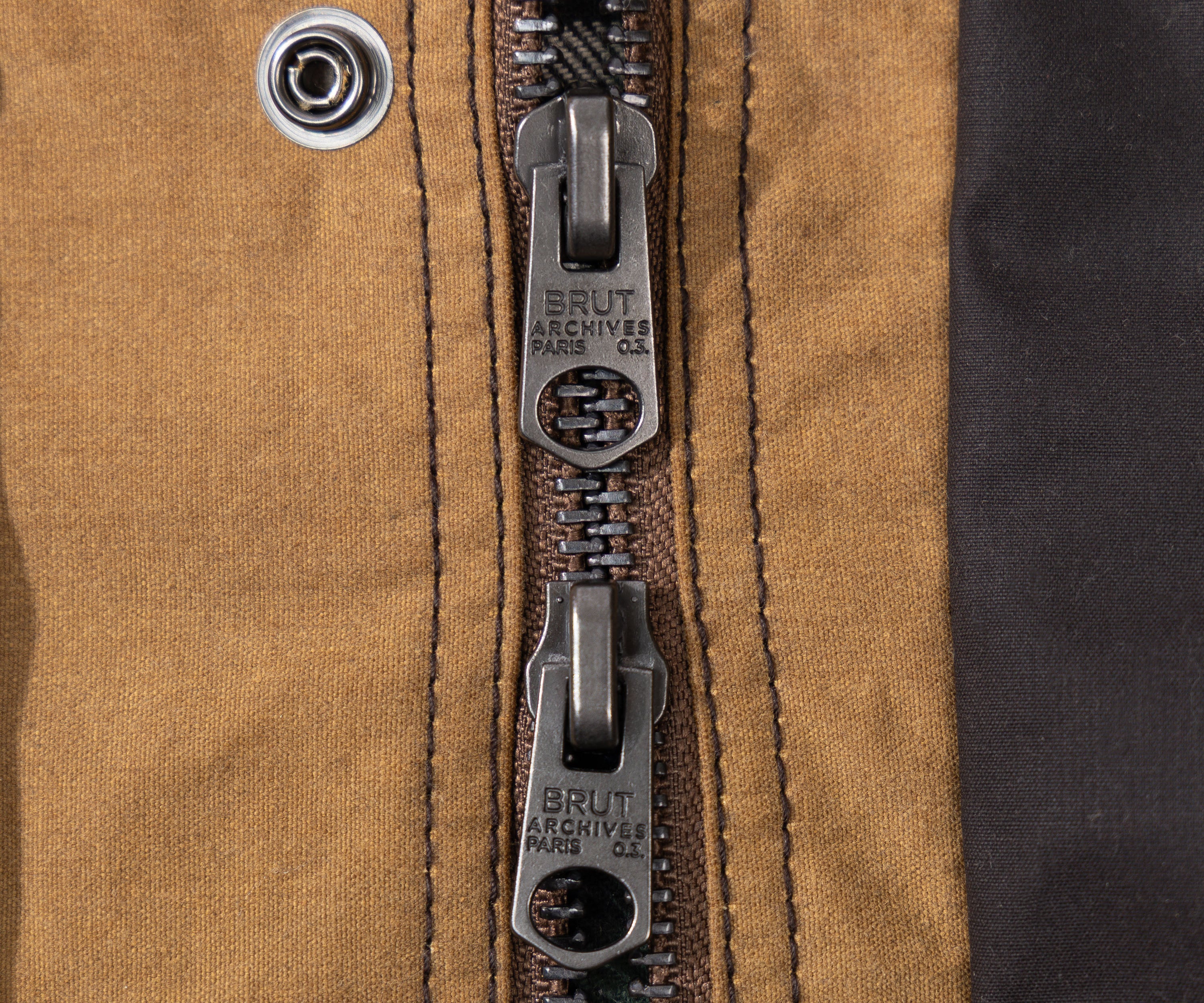 REWORK® KEEPER WAX JACKET - N° 004 Coats & Jackets SMALL / BROWN - BRUT Clothing