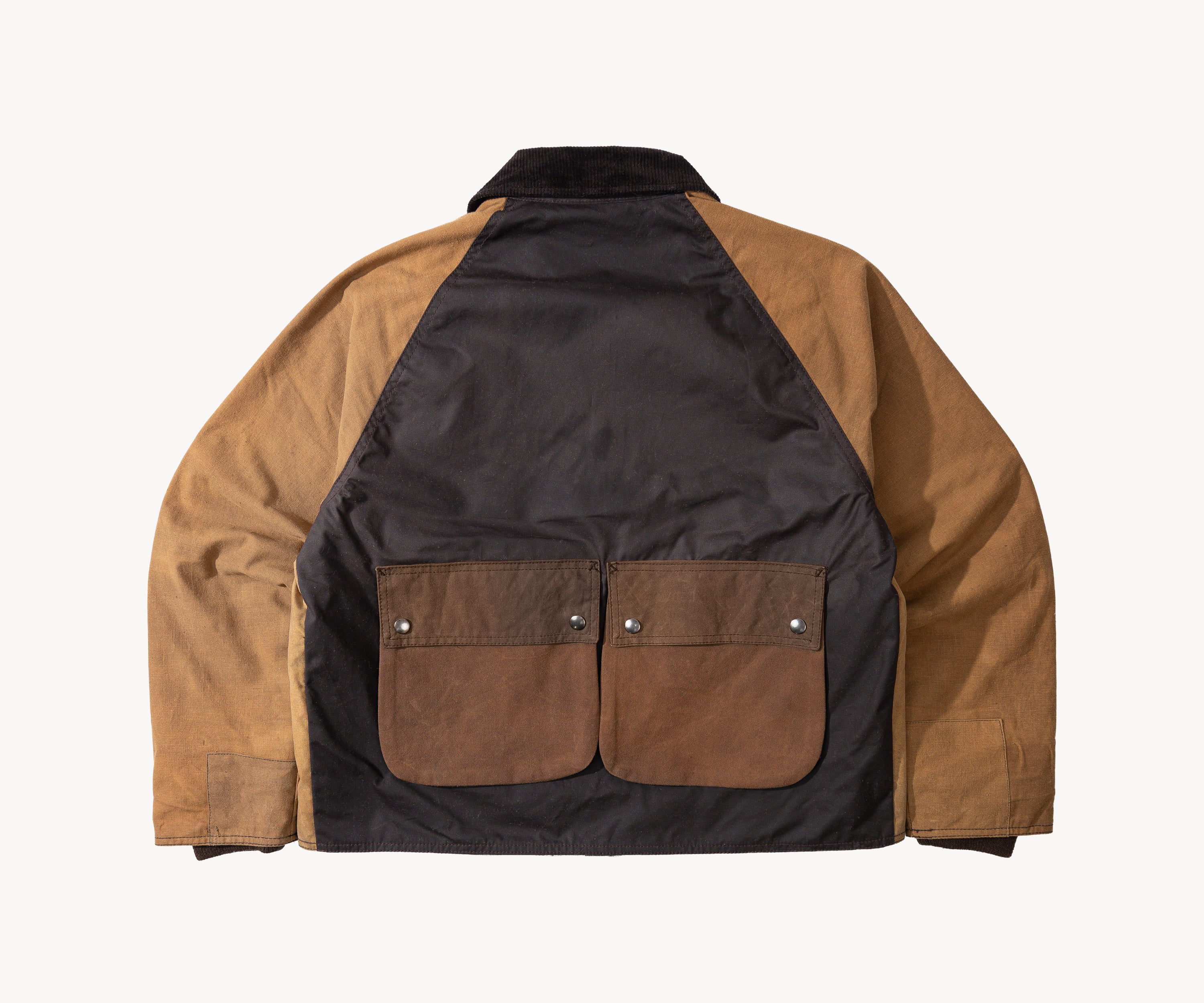 REWORK® KEEPER WAX JACKET - N° 004 Coats & Jackets SMALL / BROWN - BRUT Clothing