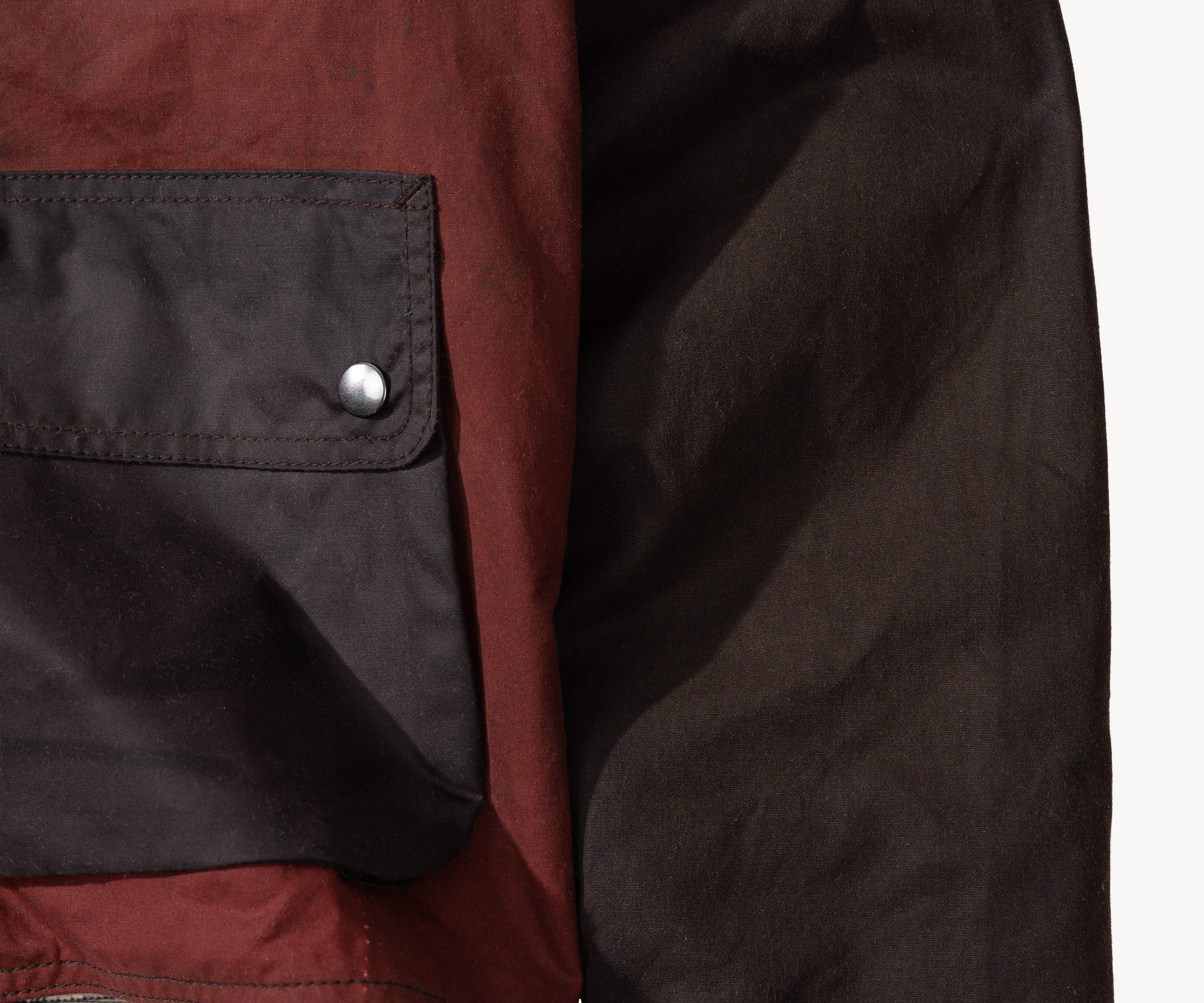 REWORK® KEEPER WAX JACKET - N° 005 Manteaux et vestes SMALL / MARRON - BRUT Clothing