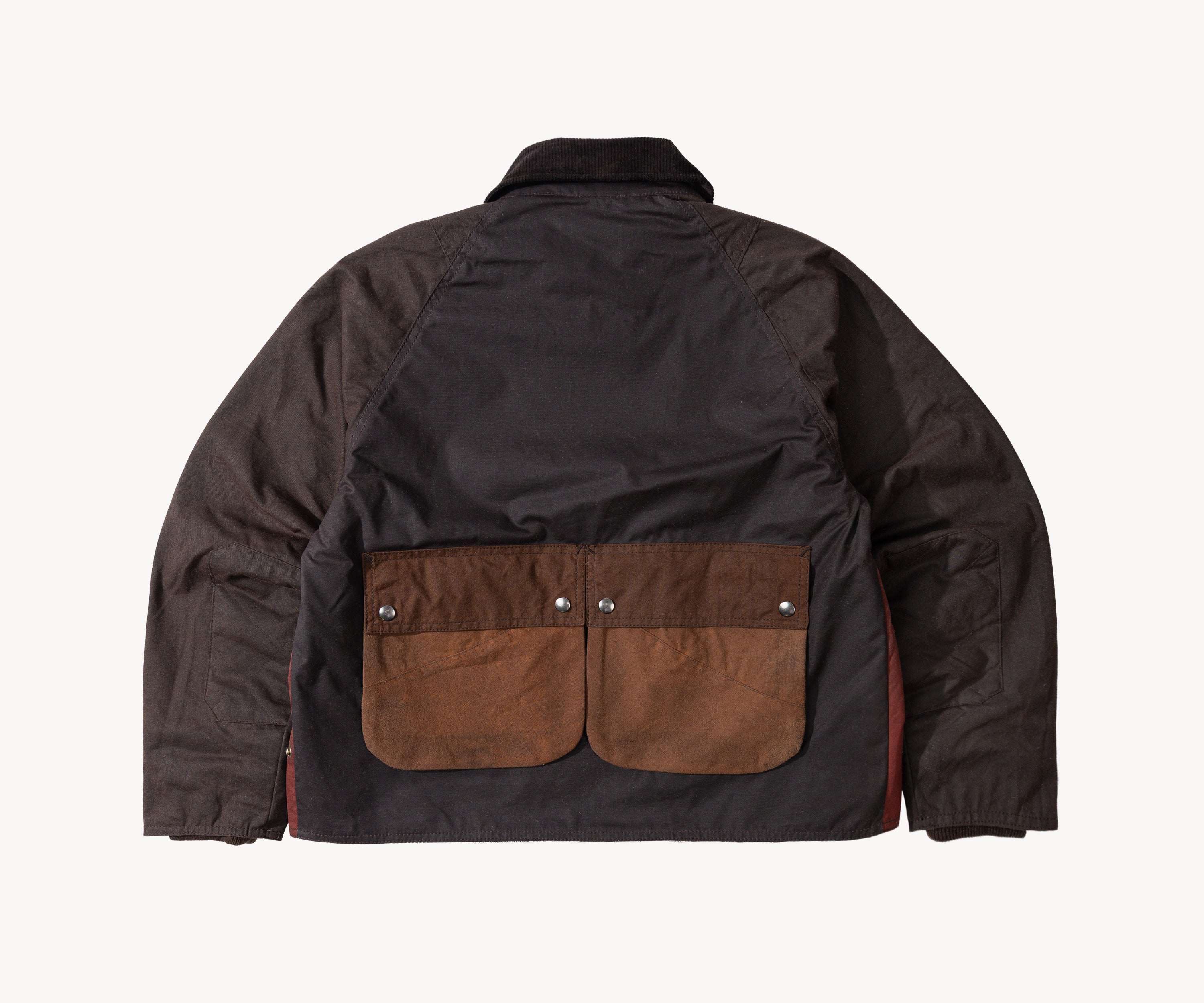 REWORK® KEEPER WAX JACKET - N° 005 Manteaux et vestes SMALL / MARRON - BRUT Clothing