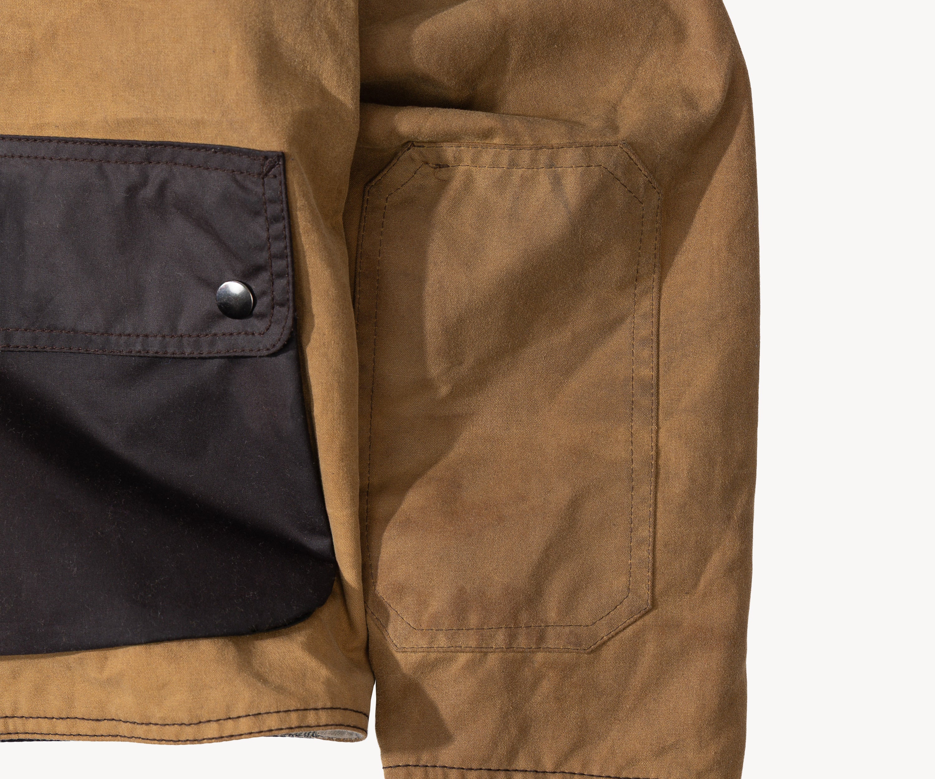 REWORK® KEEPER WAX JACKET - N° 001 Coats & Jackets SMALL / BROWN - BRUT Clothing