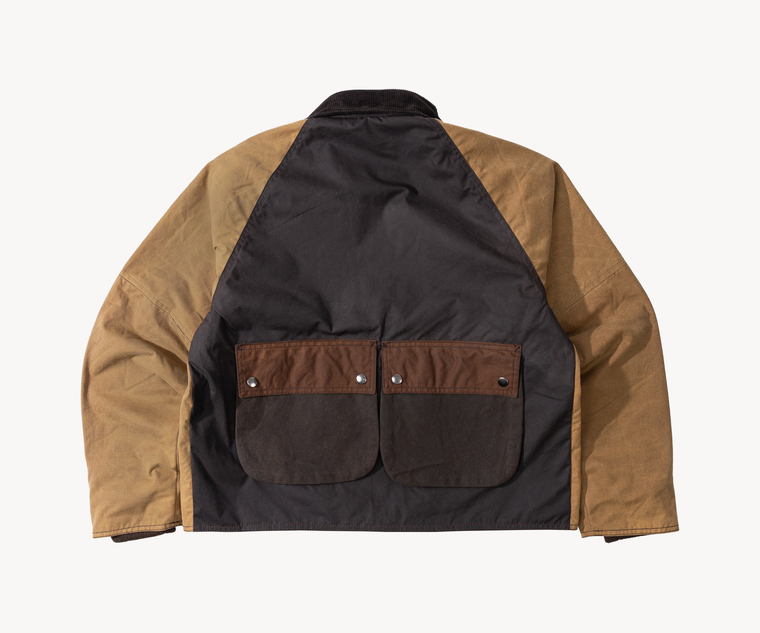 REWORK® KEEPER WAX JACKET - N° 001 Coats & Jackets SMALL / BROWN - BRUT Clothing