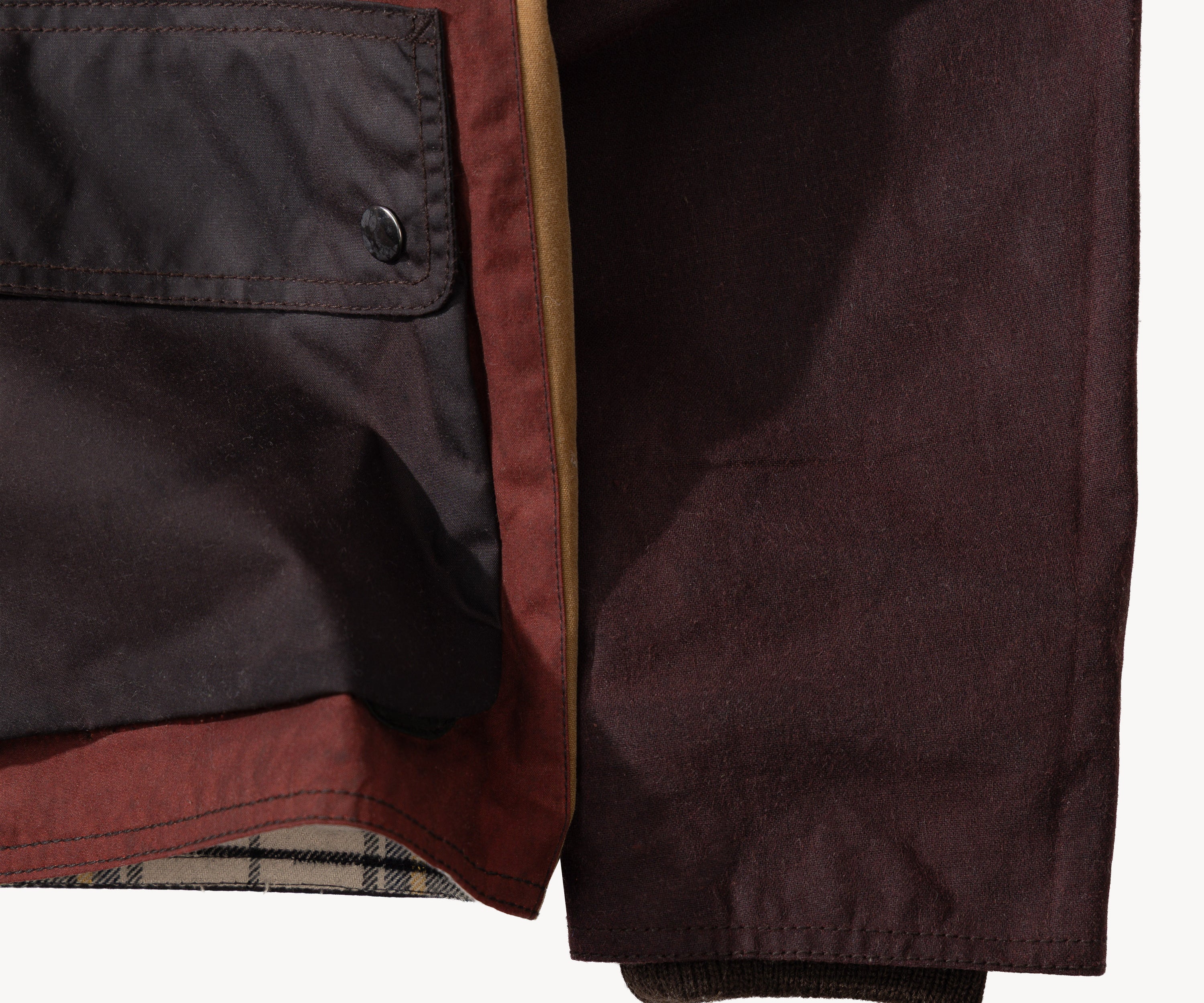 REWORK® KEEPER WAX JACKET - N° 002 Coats & Jackets SMALL / BROWN - BRUT Clothing