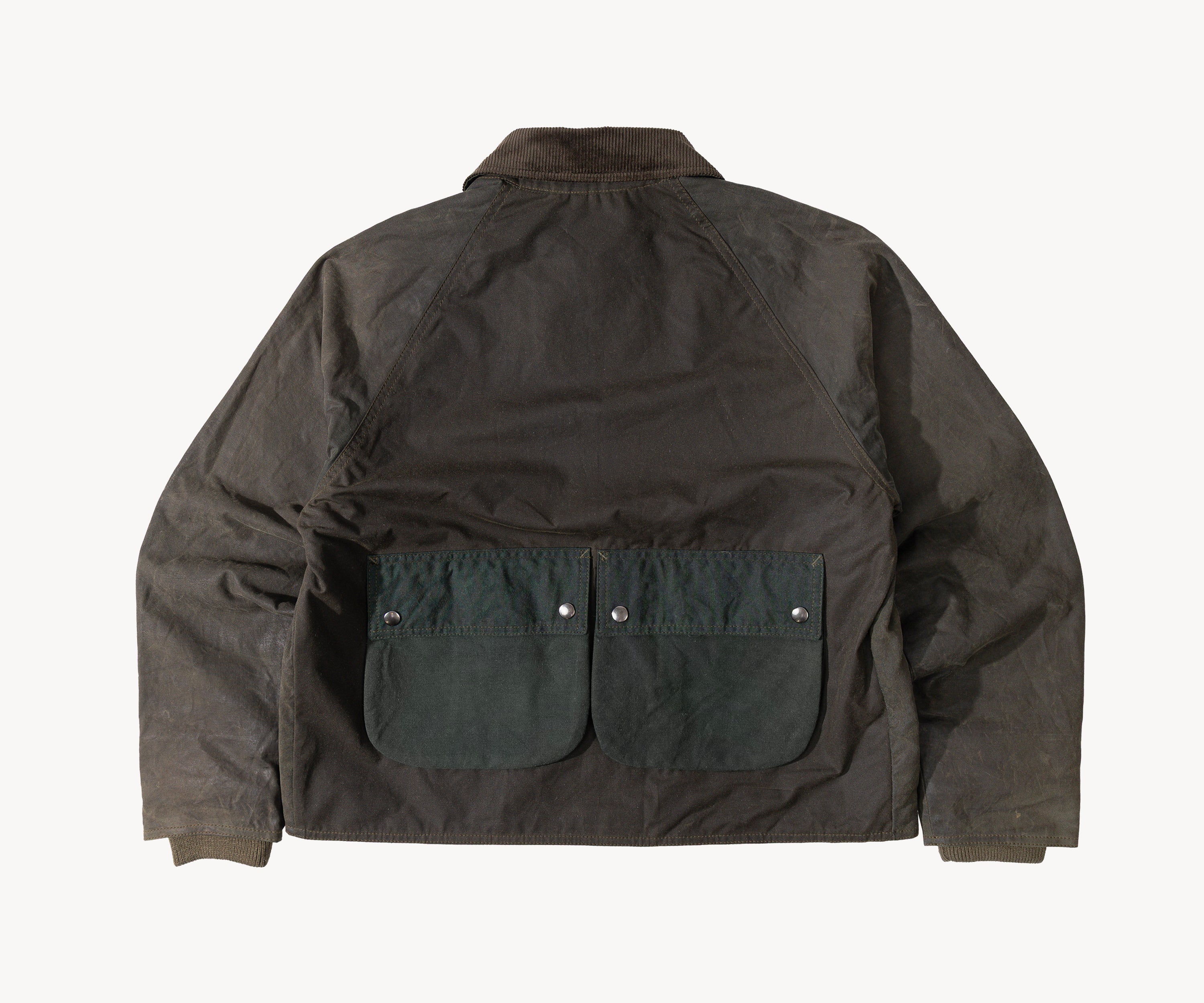 REWORK® KEEPER WAX JACKET - N° 007 Coats & Jackets SMALL / GREEN - BRUT Clothing