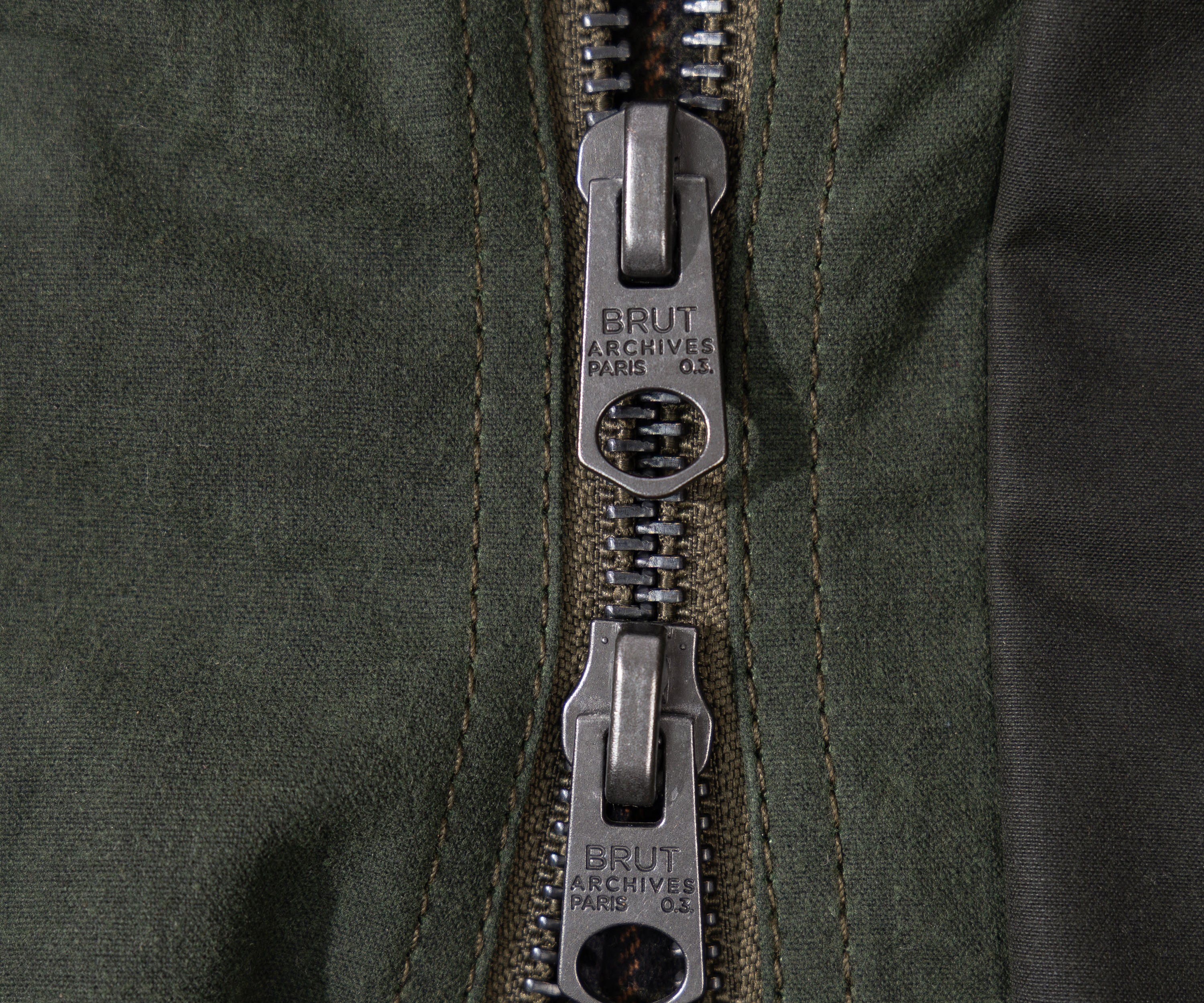 REWORK® KEEPER WAX JACKET - N° 009 Manteaux et vestes SMALL / VERT - BRUT Clothing