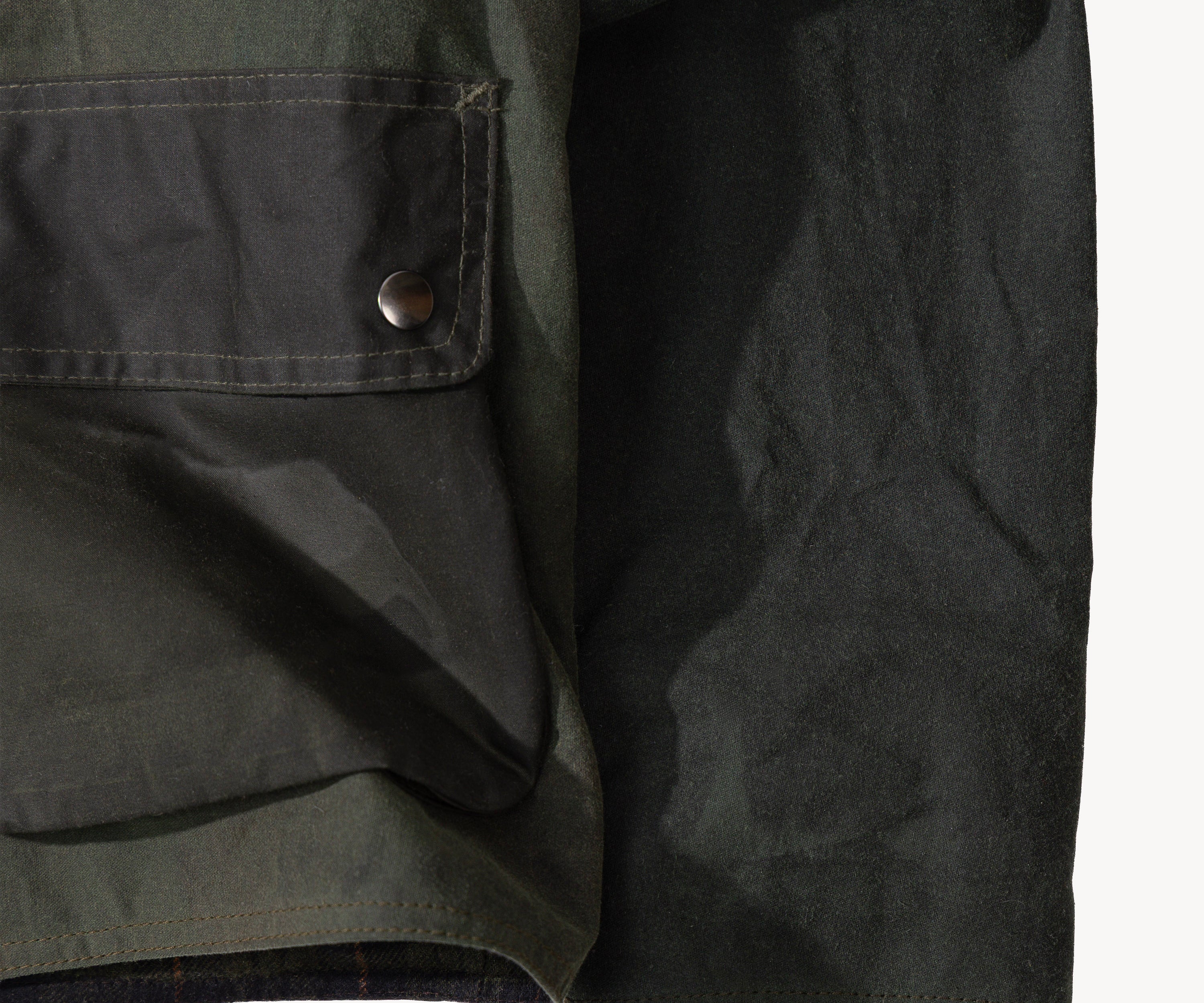 REWORK® KEEPER WAX JACKET - N° 010 Coats & Jackets SMALL / GREEN - BRUT Clothing