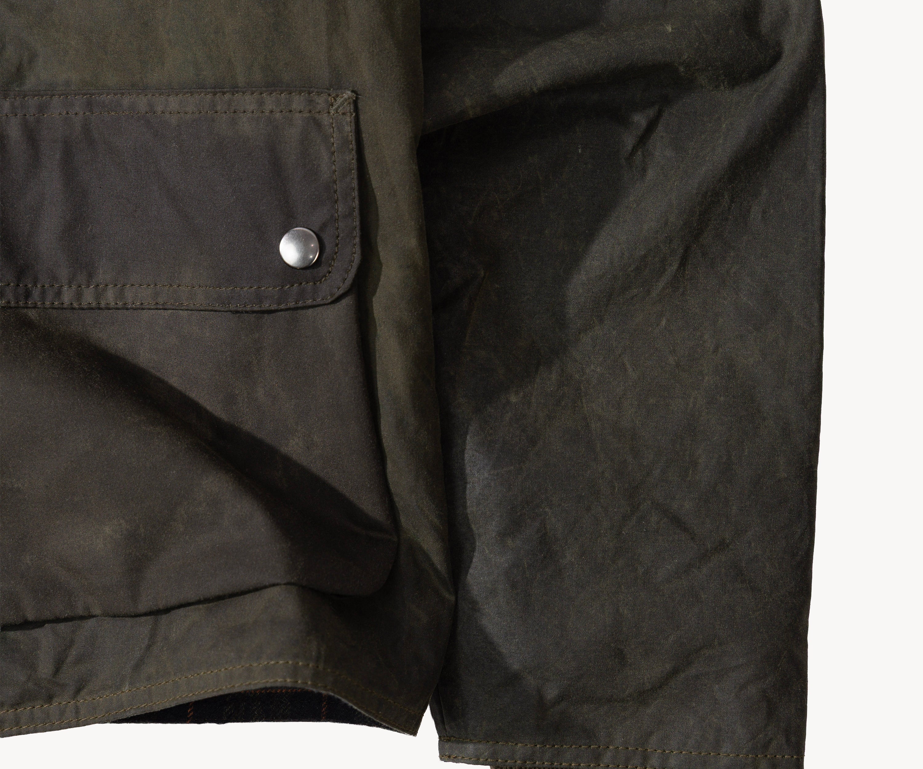 REWORK® KEEPER WAX JACKET - N° 011 Coats & Jackets SMALL / GREEN - BRUT Clothing