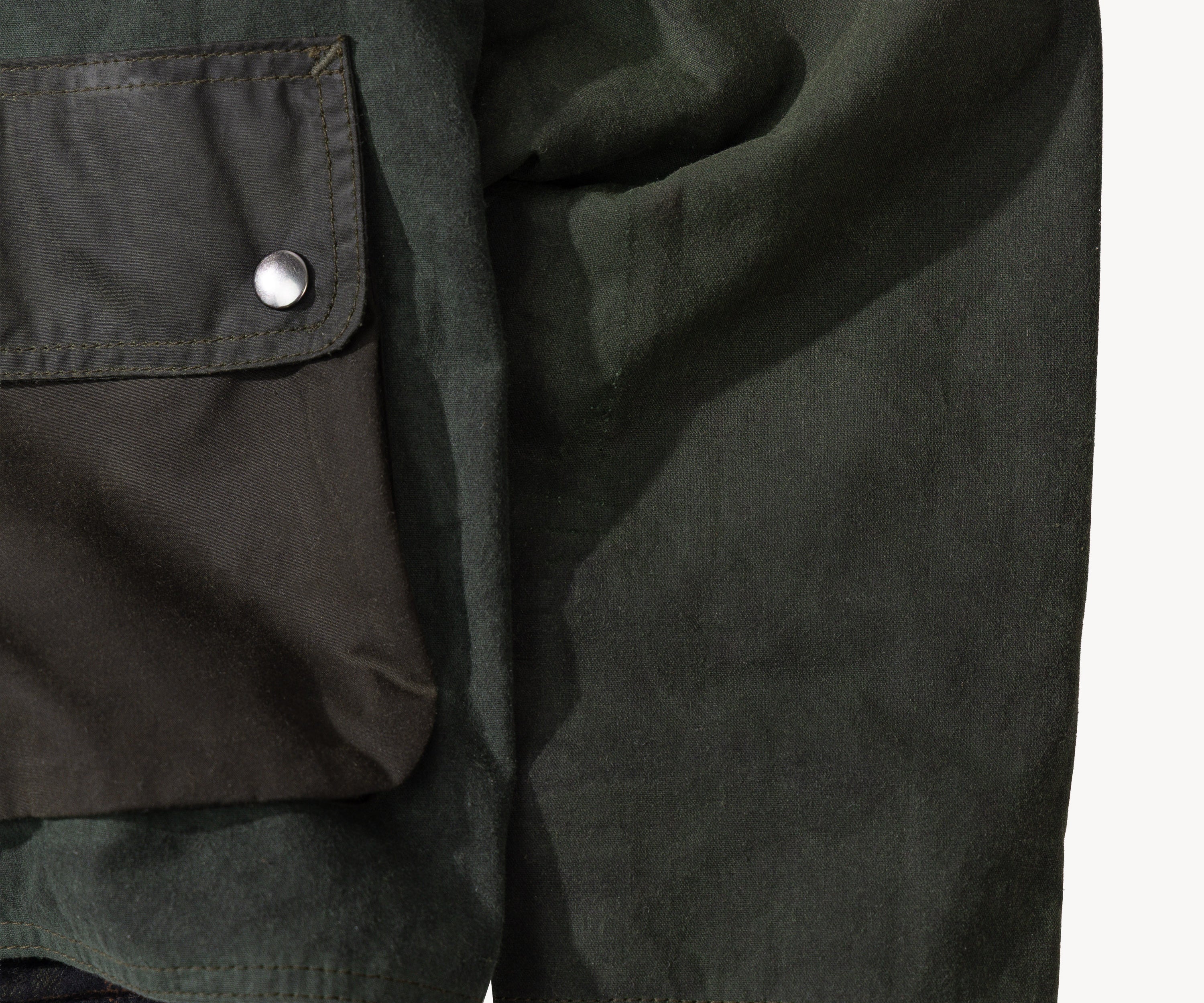 REWORK® KEEPER WAX JACKET - N° 006 Coats & Jackets SMALL / GREEN - BRUT Clothing
