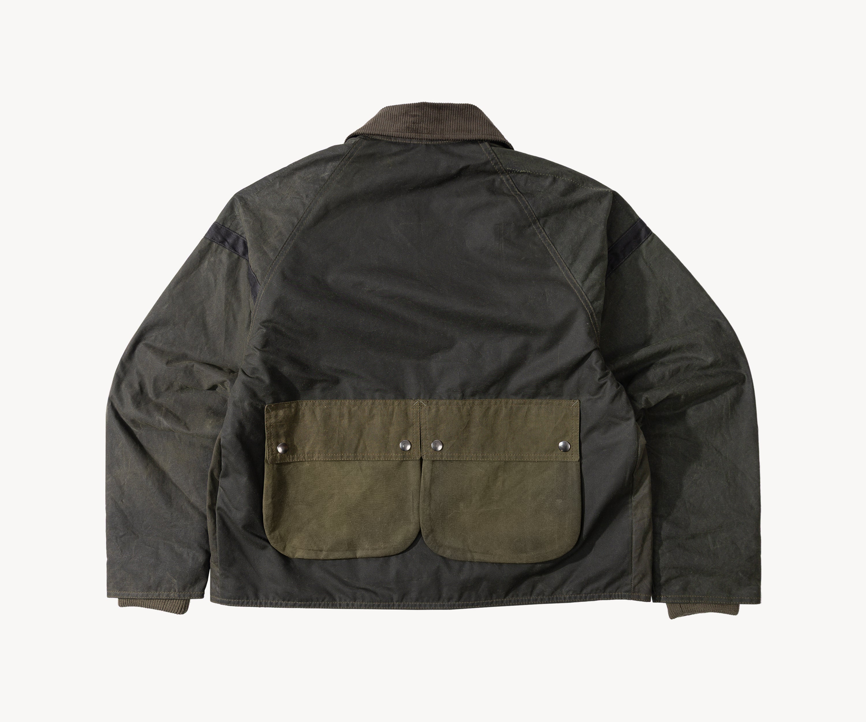 REWORK® KEEPER WAX JACKET - N° 011 Coats & Jackets SMALL / GREEN - BRUT Clothing