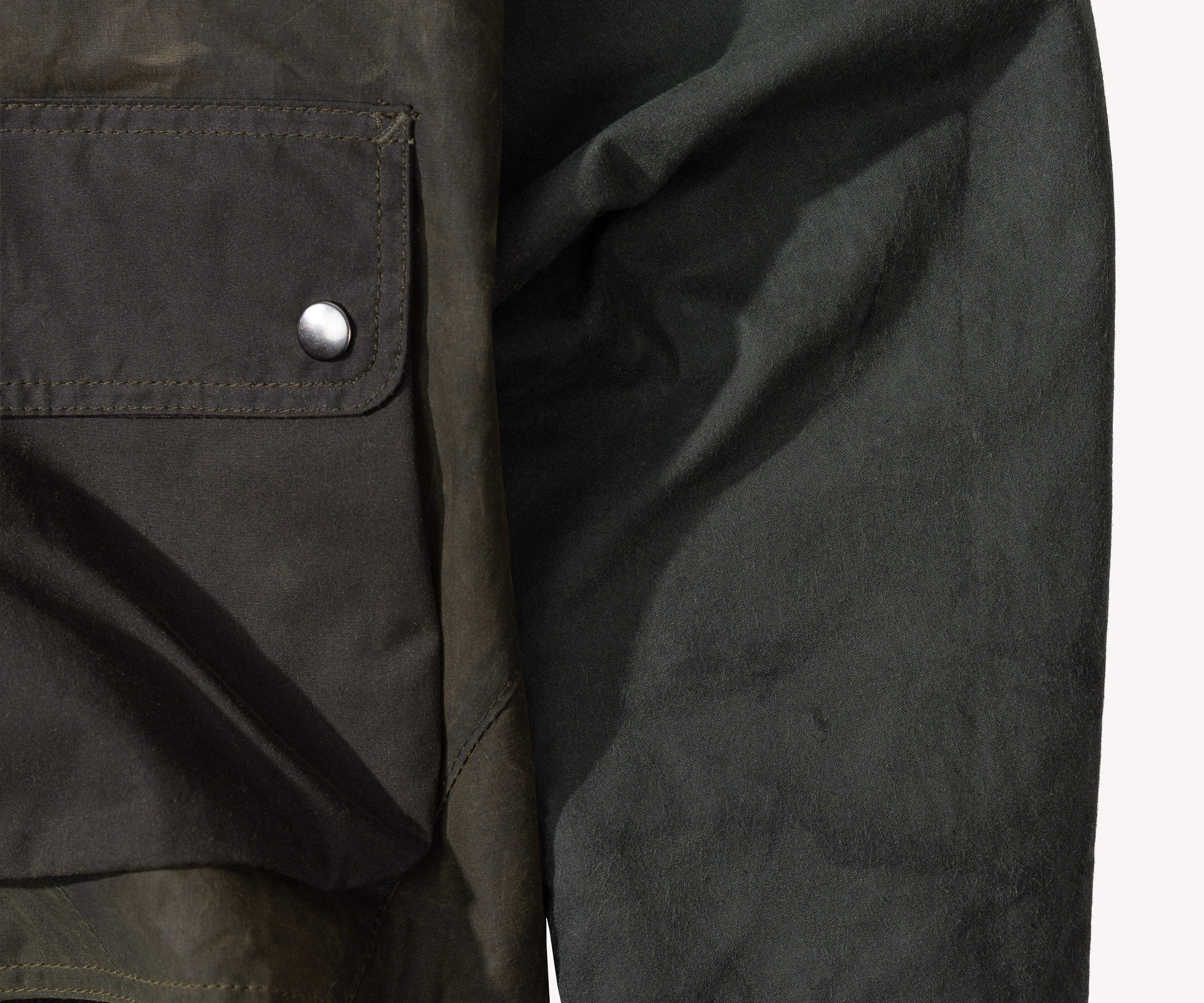 REWORK® KEEPER WAX JACKET - N° 012 Coats & Jackets SMALL / GREEN - BRUT Clothing