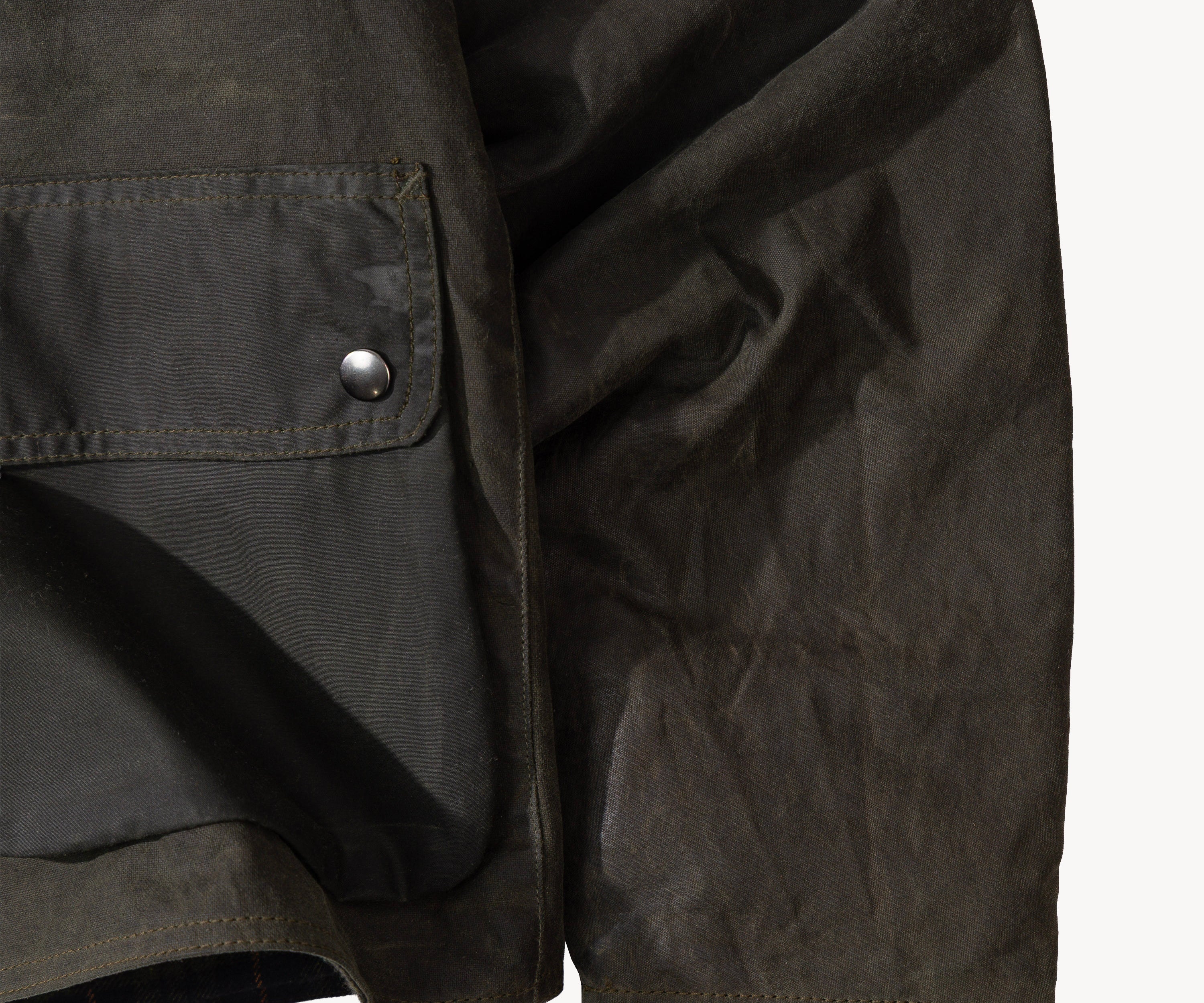 REWORK® KEEPER WAX JACKET - N° 007 Coats & Jackets SMALL / GREEN - BRUT Clothing