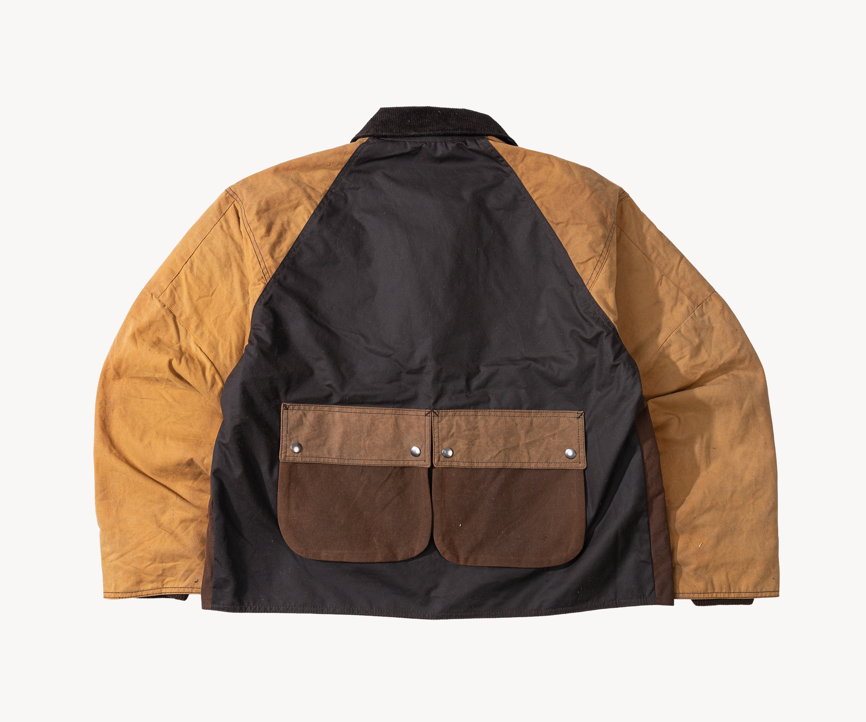 REWORK® KEEPER WAX JACKET - N° 056 Coats & Jackets X-LARGE / BROWN - BRUT Clothing
