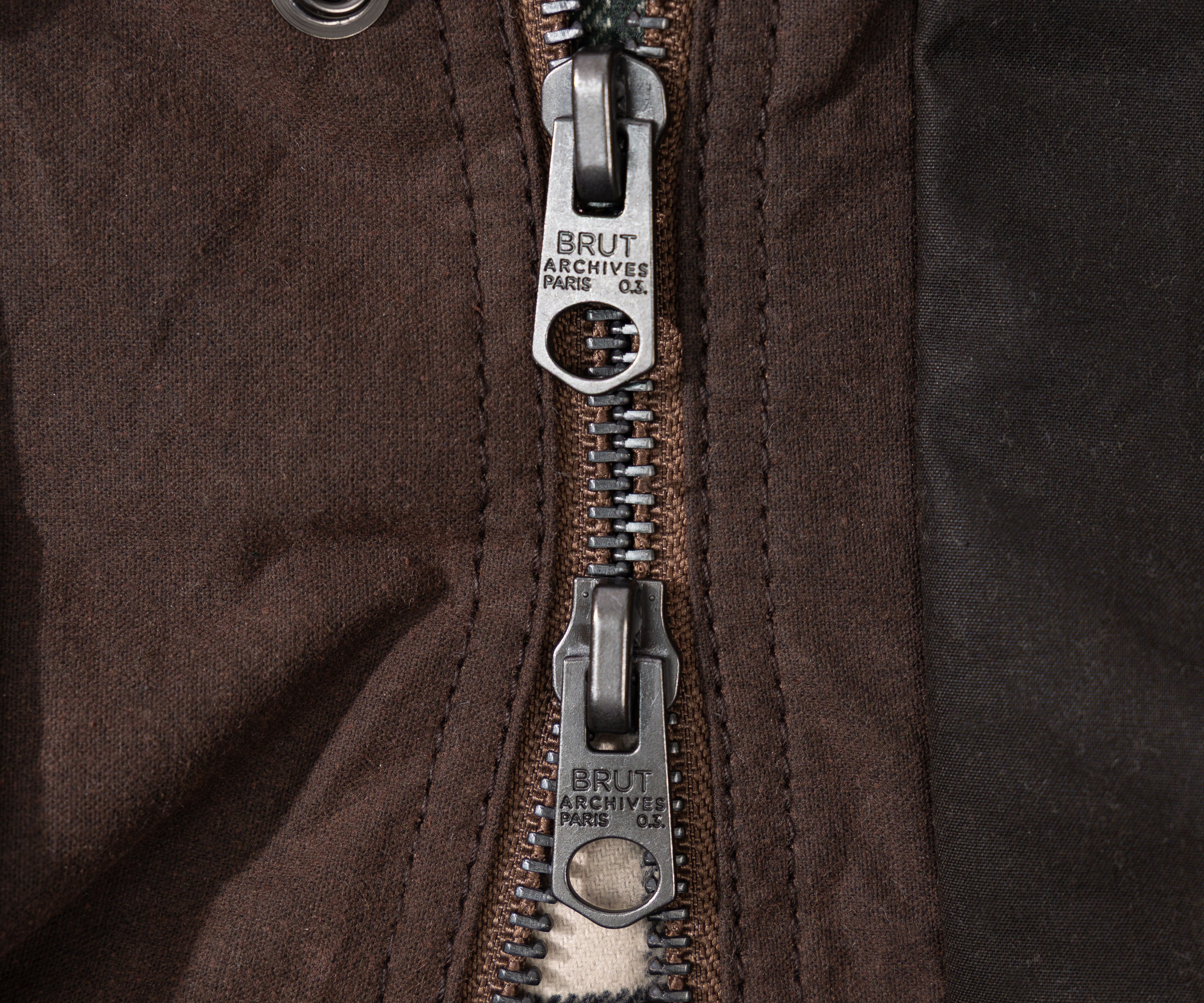 REWORK® KEEPER WAX JACKET - N° 057 Coats & Jackets X-LARGE / BROWN - BRUT Clothing