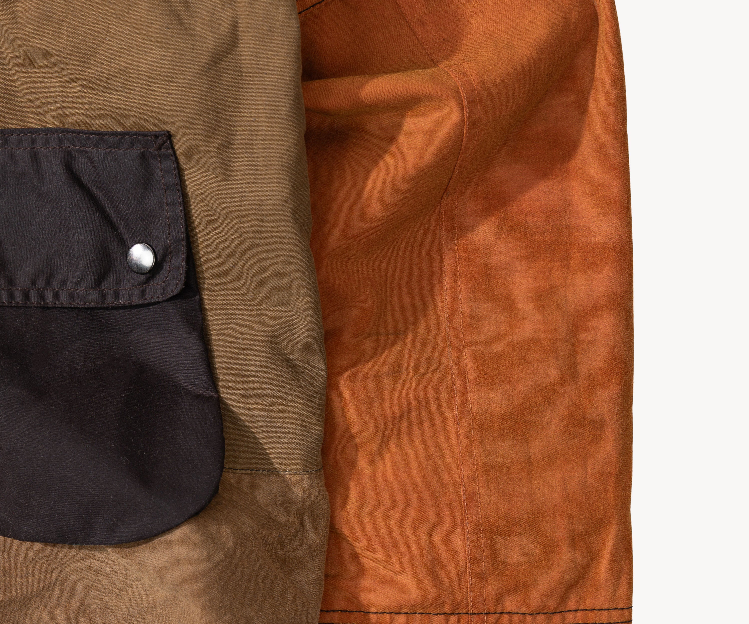 REWORK® KEEPER WAX JACKET - N° 060 Coats & Jackets X-LARGE / BROWN - BRUT Clothing