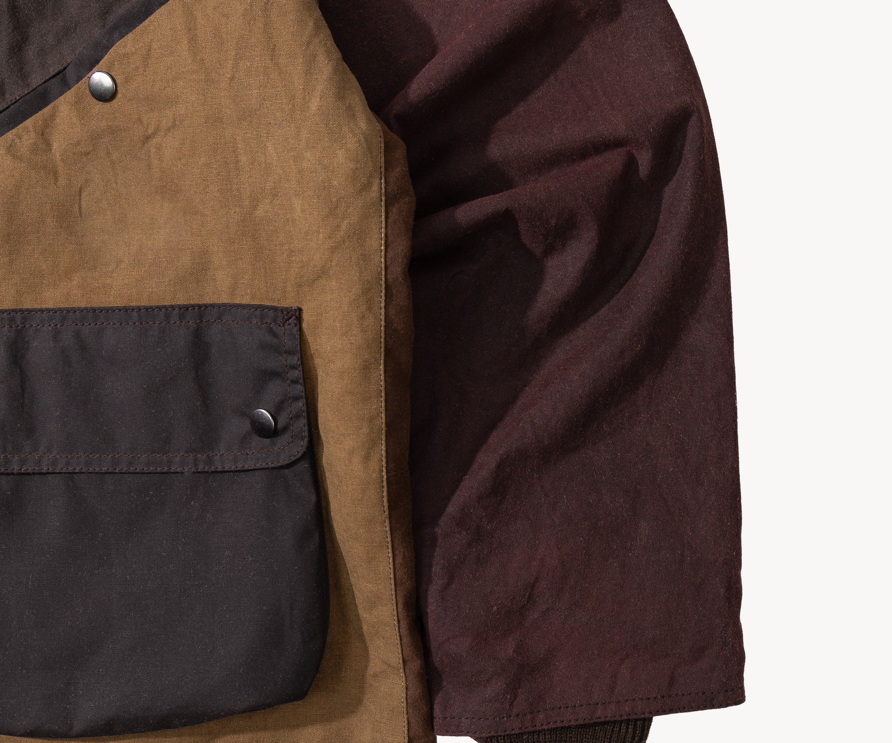 REWORK® KEEPER WAX JACKET - N° 055 Coats & Jackets X-LARGE / BROWN - BRUT Clothing
