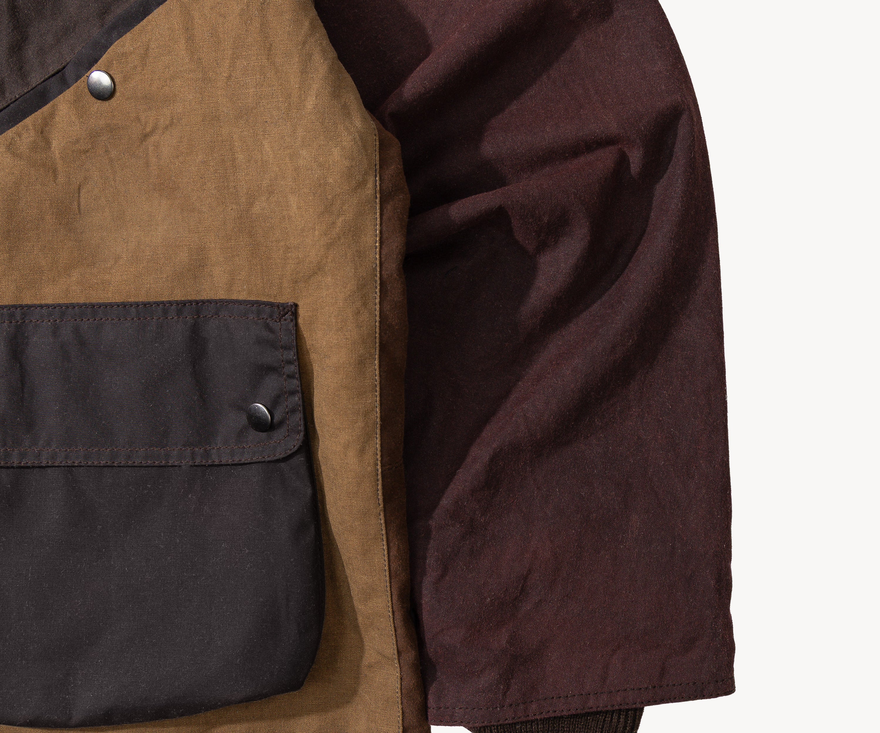 REWORK® KEEPER WAX JACKET - N° 055 Coats & Jackets X-LARGE / BROWN - BRUT Clothing