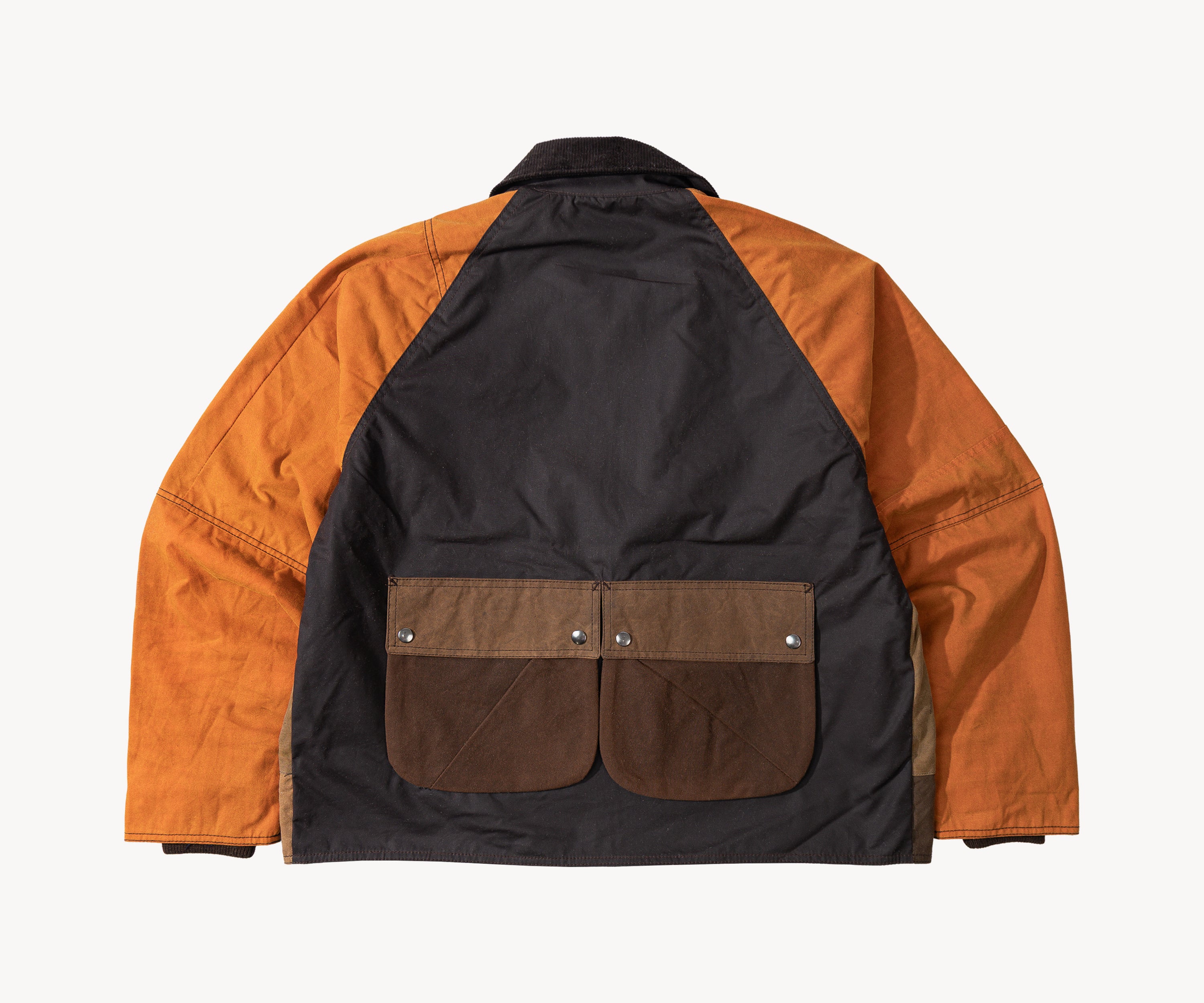 REWORK® KEEPER WAX JACKET - N° 060 Coats & Jackets X-LARGE / BROWN - BRUT Clothing