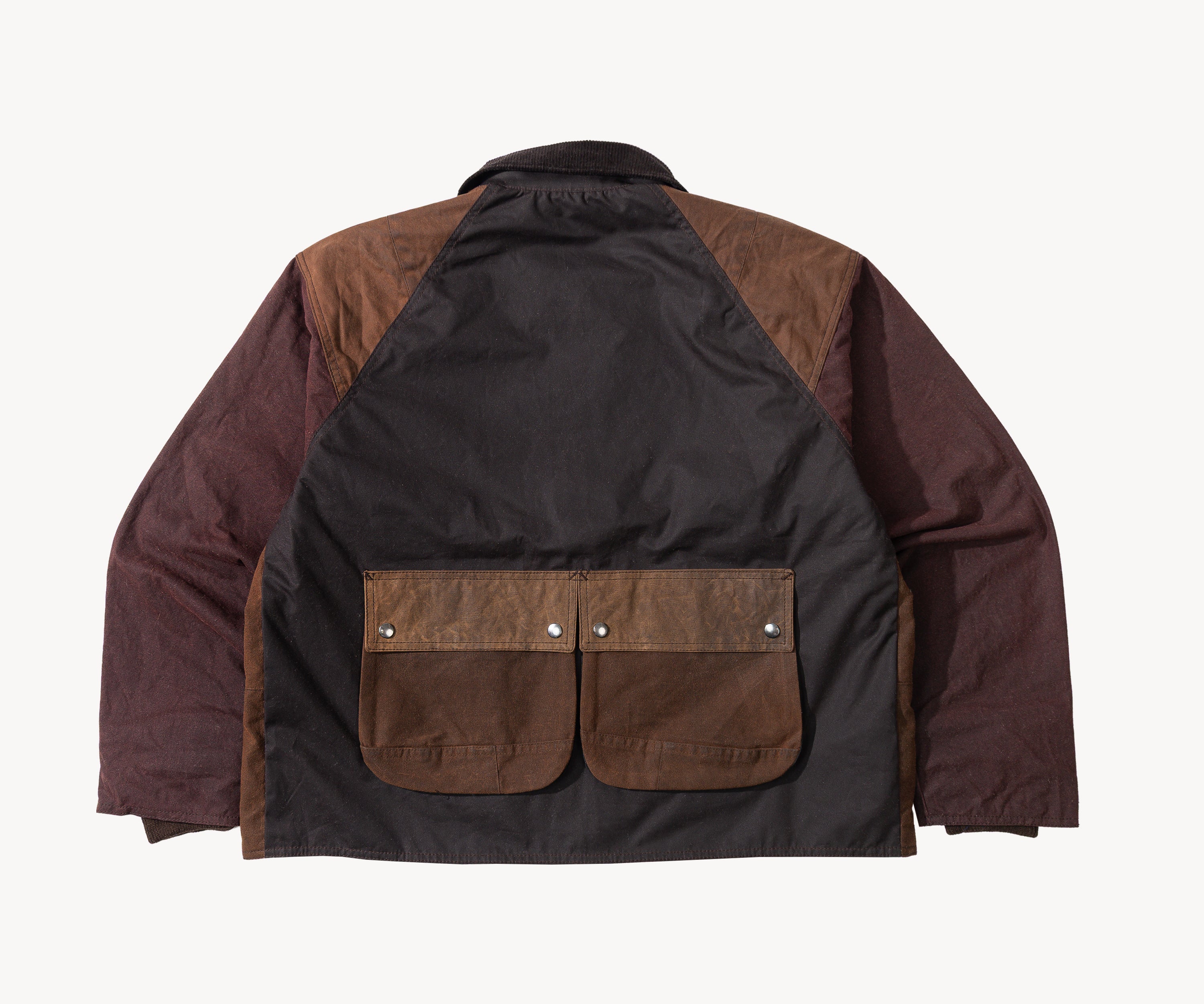 REWORK® KEEPER WAX JACKET - N° 055 Coats & Jackets X-LARGE / BROWN - BRUT Clothing