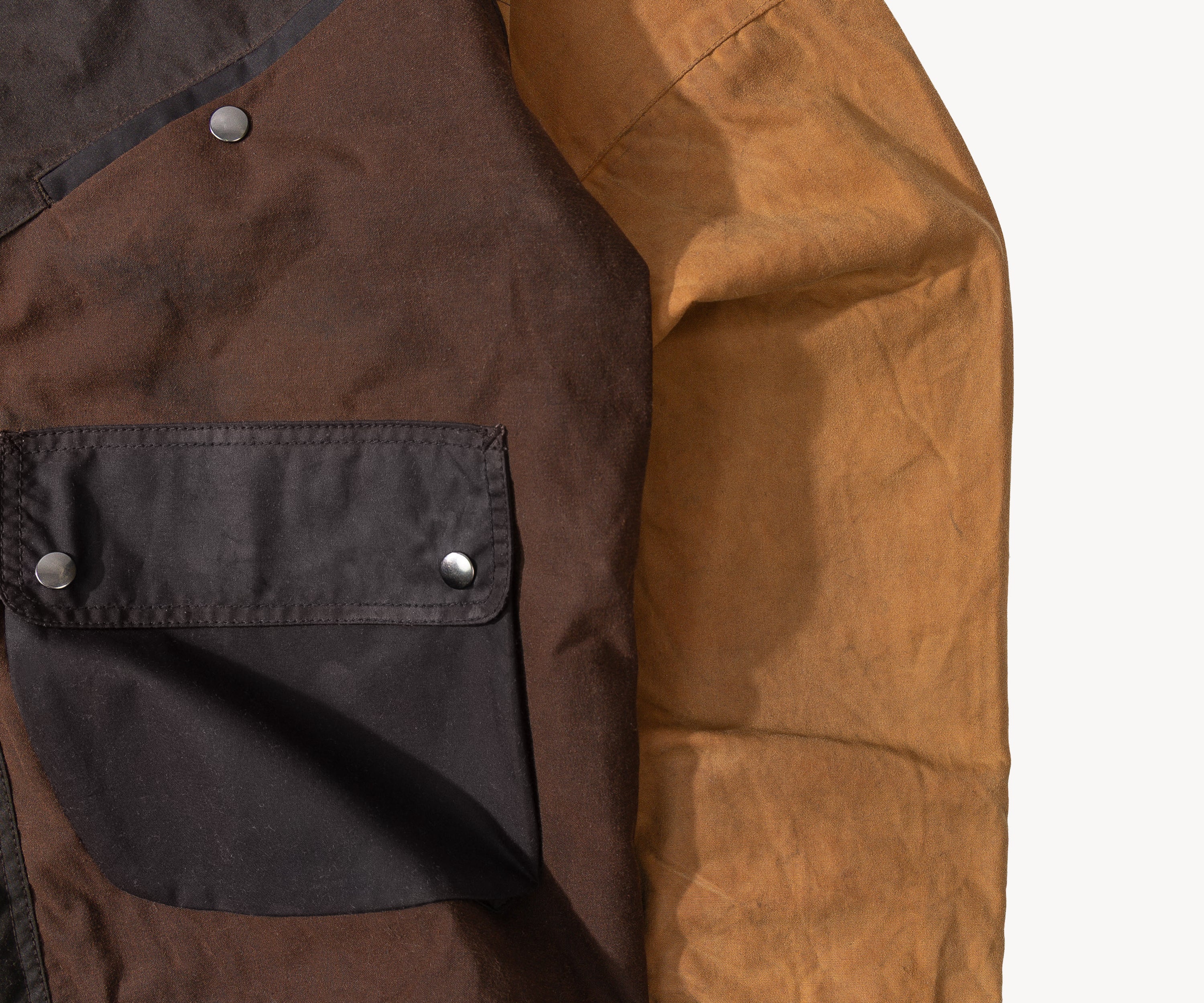 REWORK® KEEPER WAX JACKET - N° 056 Coats & Jackets X-LARGE / BROWN - BRUT Clothing