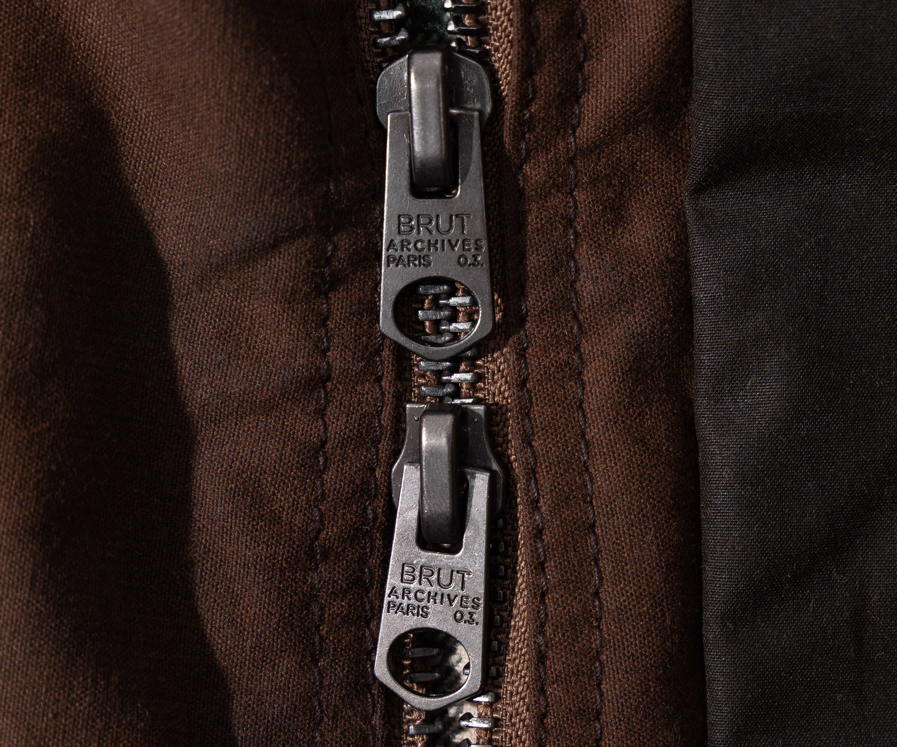 REWORK® KEEPER WAX JACKET - N° 056 Manteaux et vestes X-LARGE / MARRON - BRUT Clothing