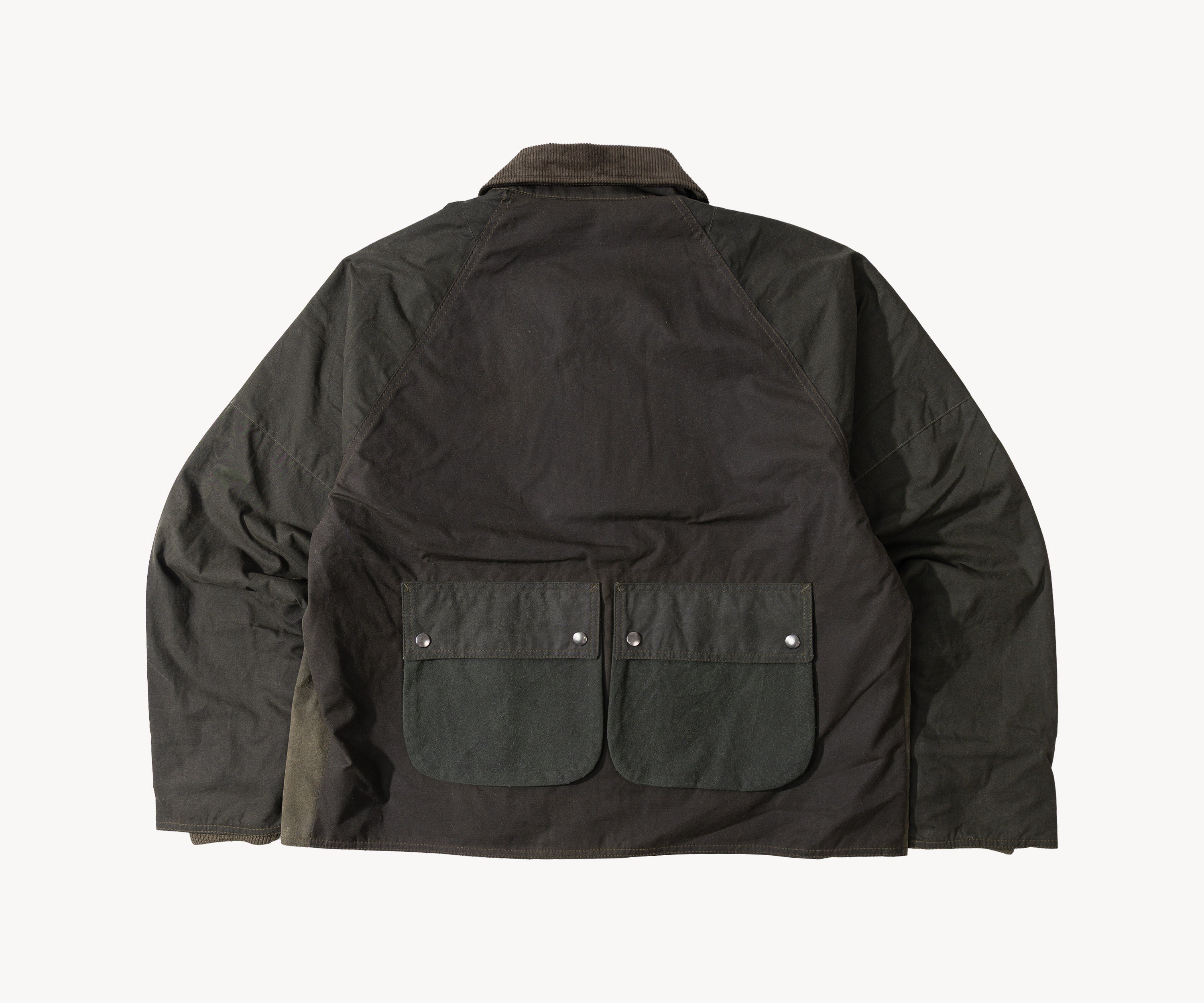 REWORK® KEEPER WAX JACKET - N° 062 Manteaux et vestes X-LARGE / VERT - BRUT Clothing
