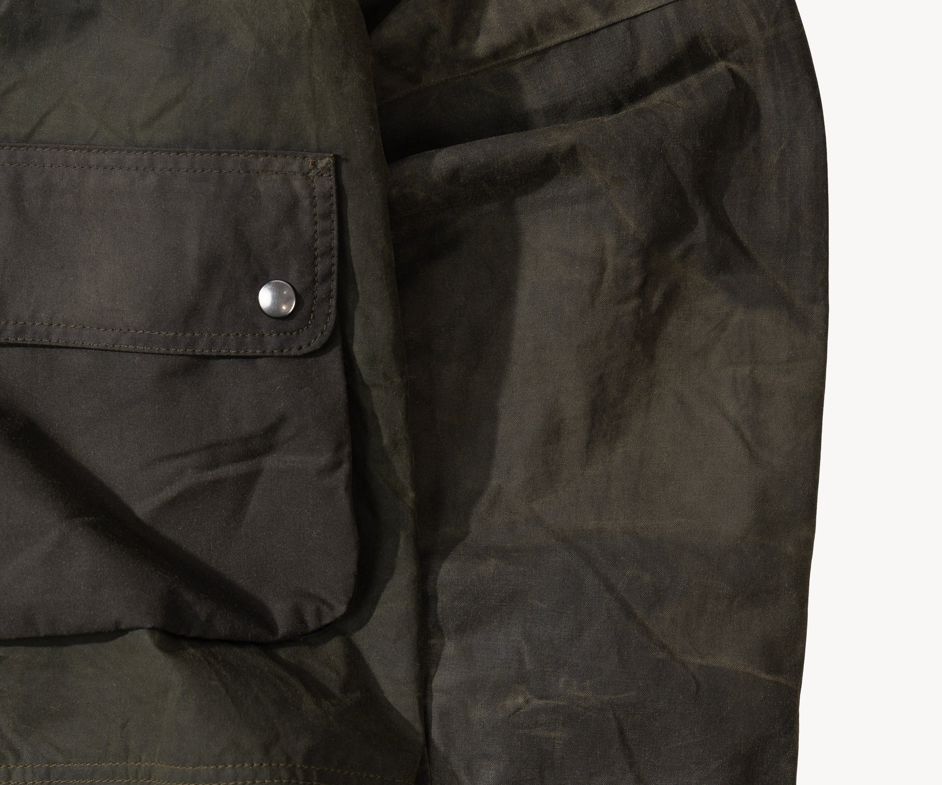 REWORK® KEEPER WAX JACKET - N° 061 Coats & Jackets X-LARGE / GREEN - BRUT Clothing