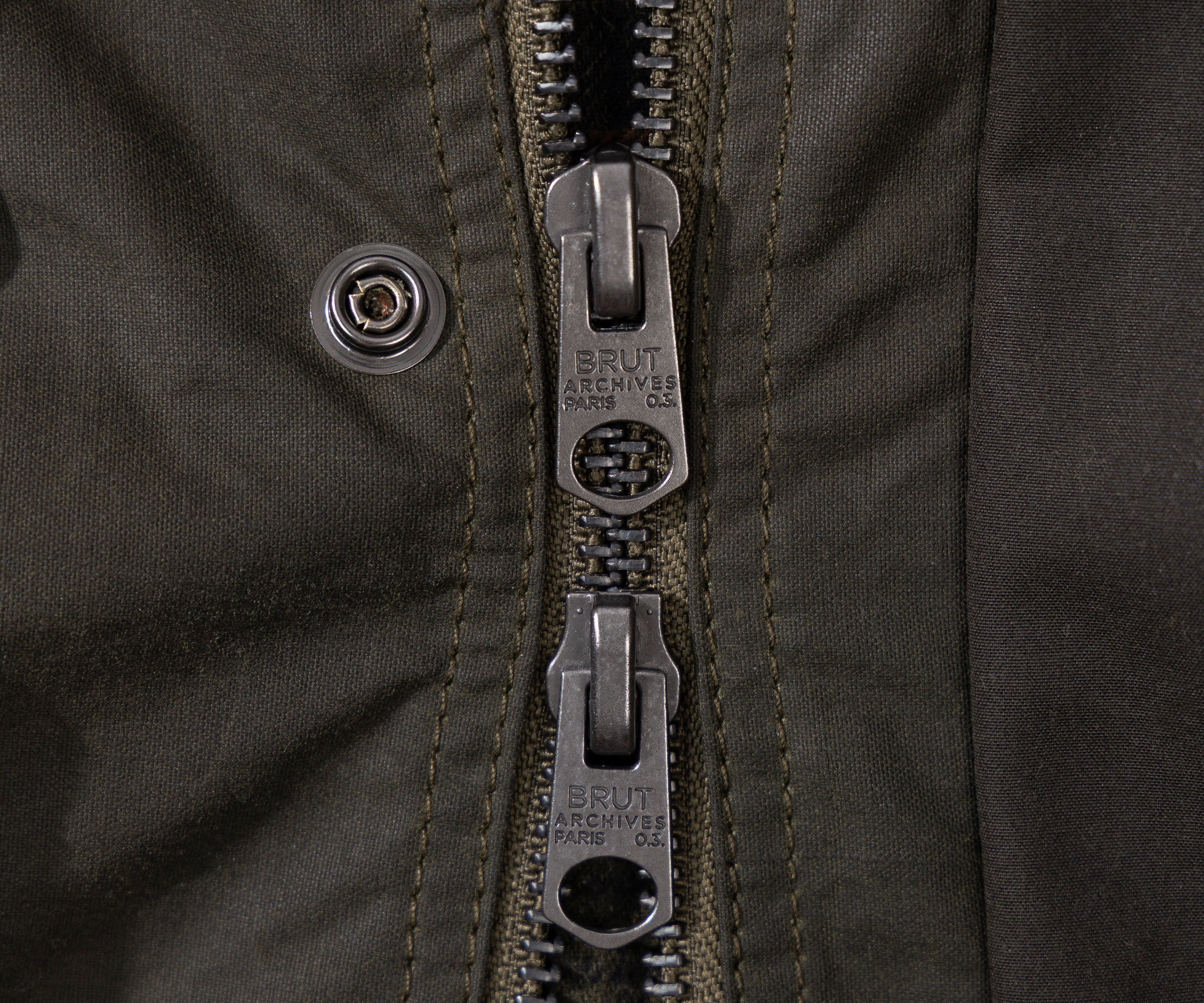 REWORK® KEEPER WAX JACKET - N° 061 Coats & Jackets X-LARGE / GREEN - BRUT Clothing