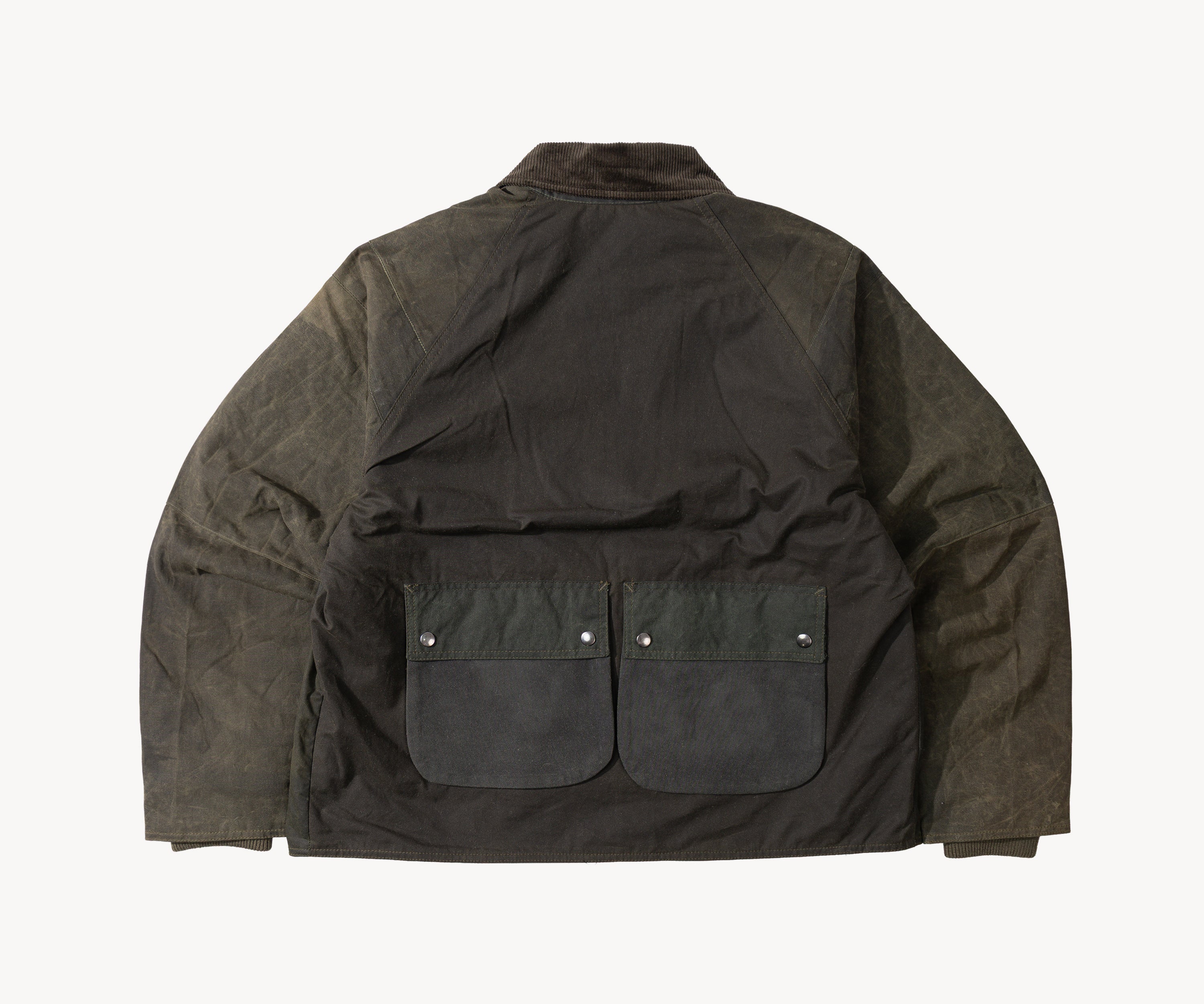 REWORK® KEEPER WAX JACKET - N° 061 Coats & Jackets X-LARGE / GREEN - BRUT Clothing