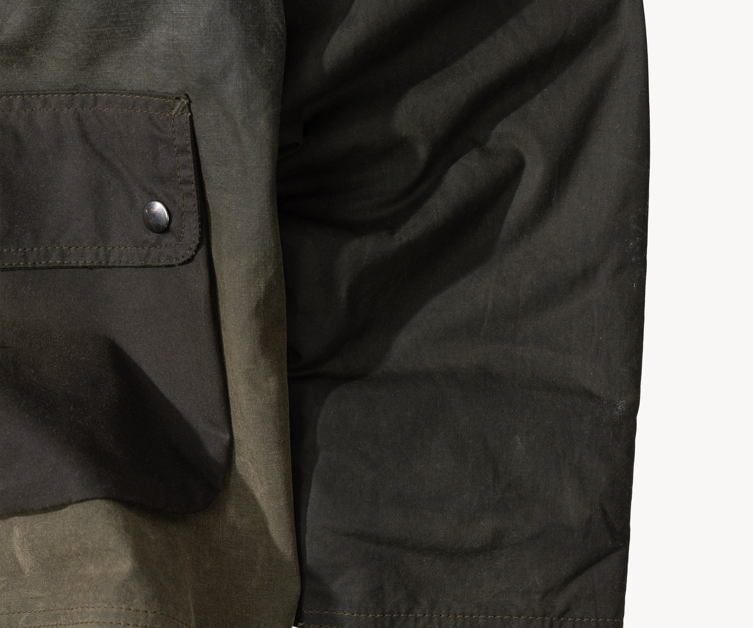 REWORK® KEEPER WAX JACKET - N° 062 Manteaux et vestes X-LARGE / VERT - BRUT Clothing