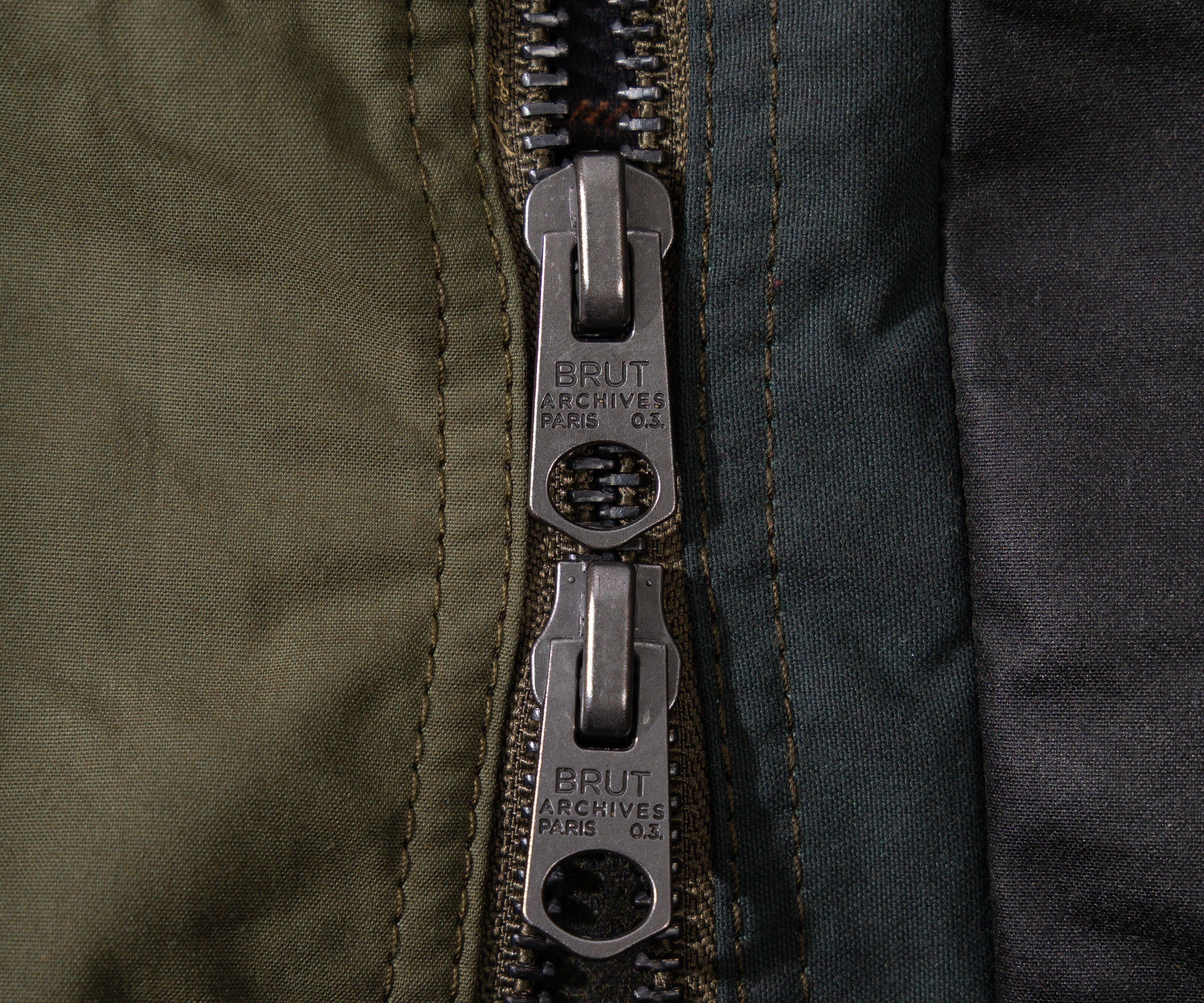 REWORK® FLY WAX JACKET - N° 059 Coats & Jackets X-LARGE / GREEN - BRUT Clothing