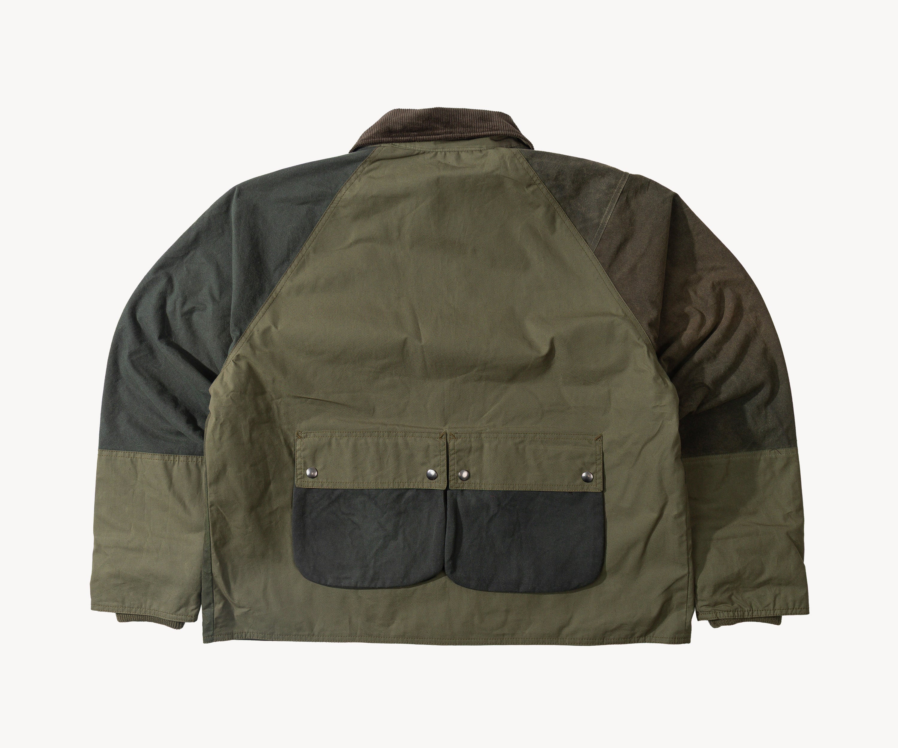 REWORK® FLY WAX JACKET - N° 054 Manteaux et vestes X-LARGE / VERT - BRUT Clothing