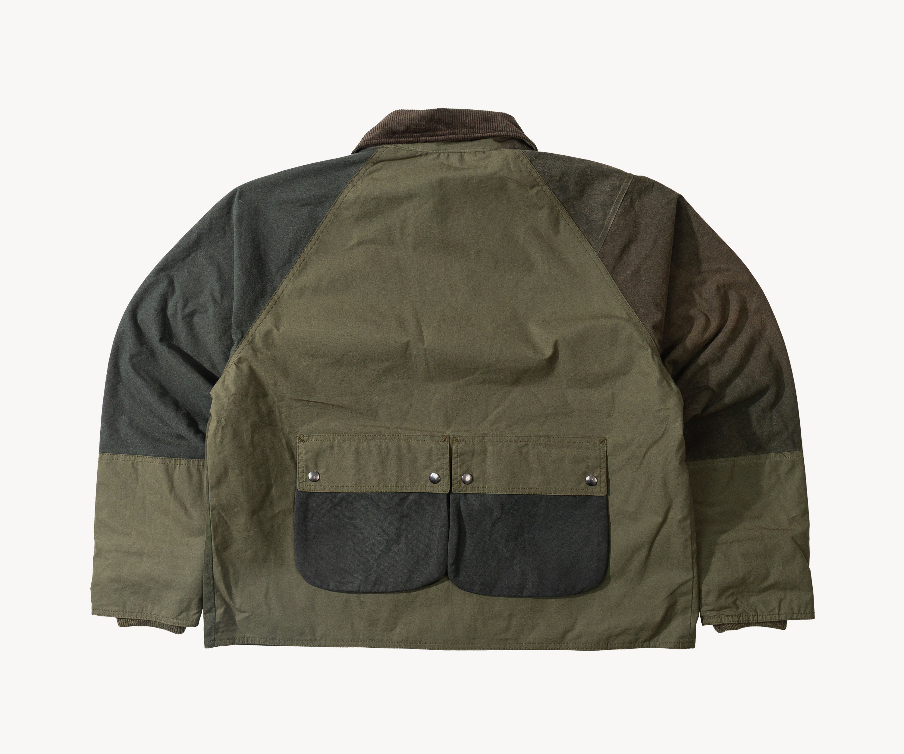 REWORK® FLY WAX JACKET - N° 054 Coats & Jackets X-LARGE / GREEN - BRUT Clothing