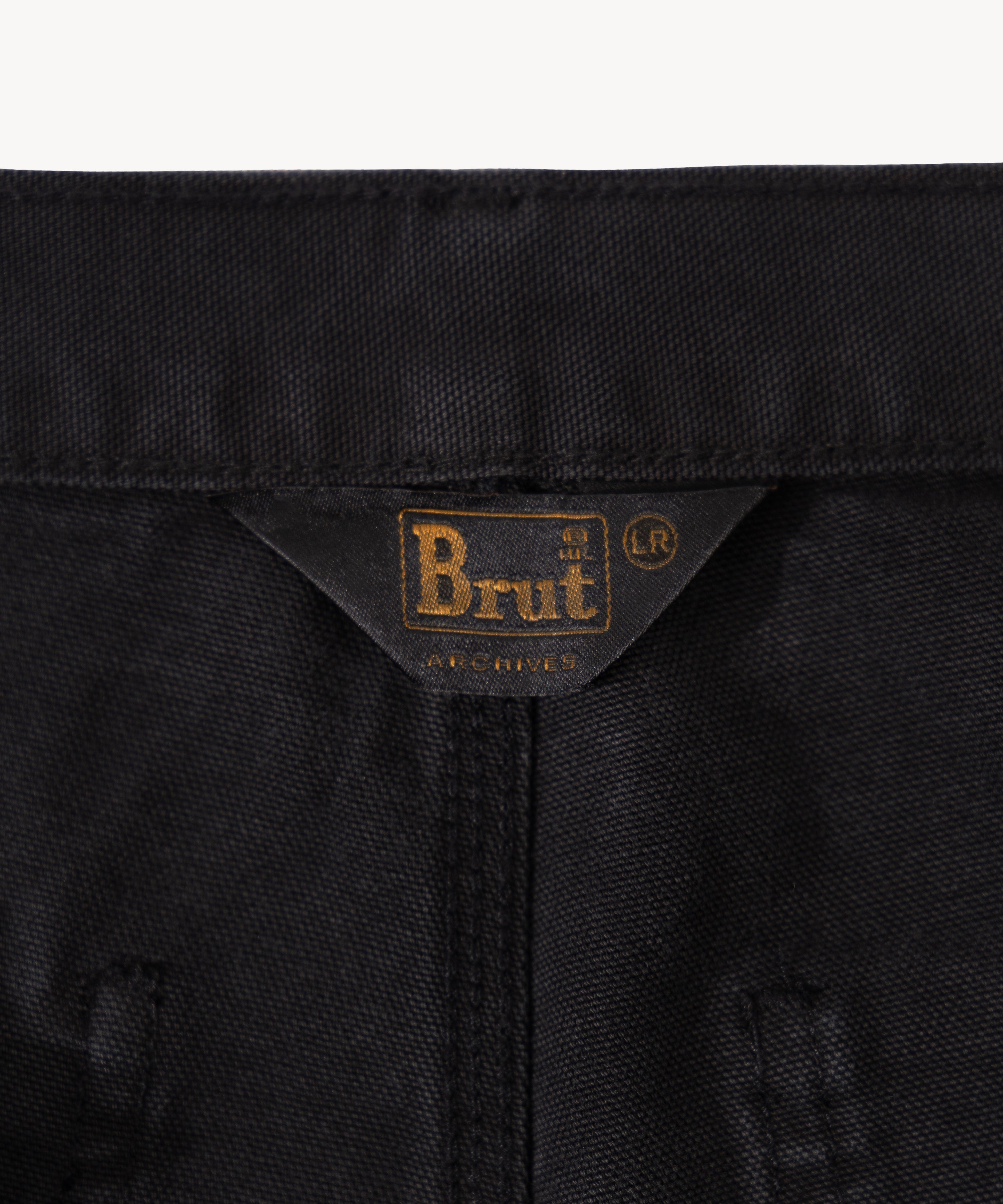 THE WIDE RIVET PANTS - BLACK | BRUT Clothing