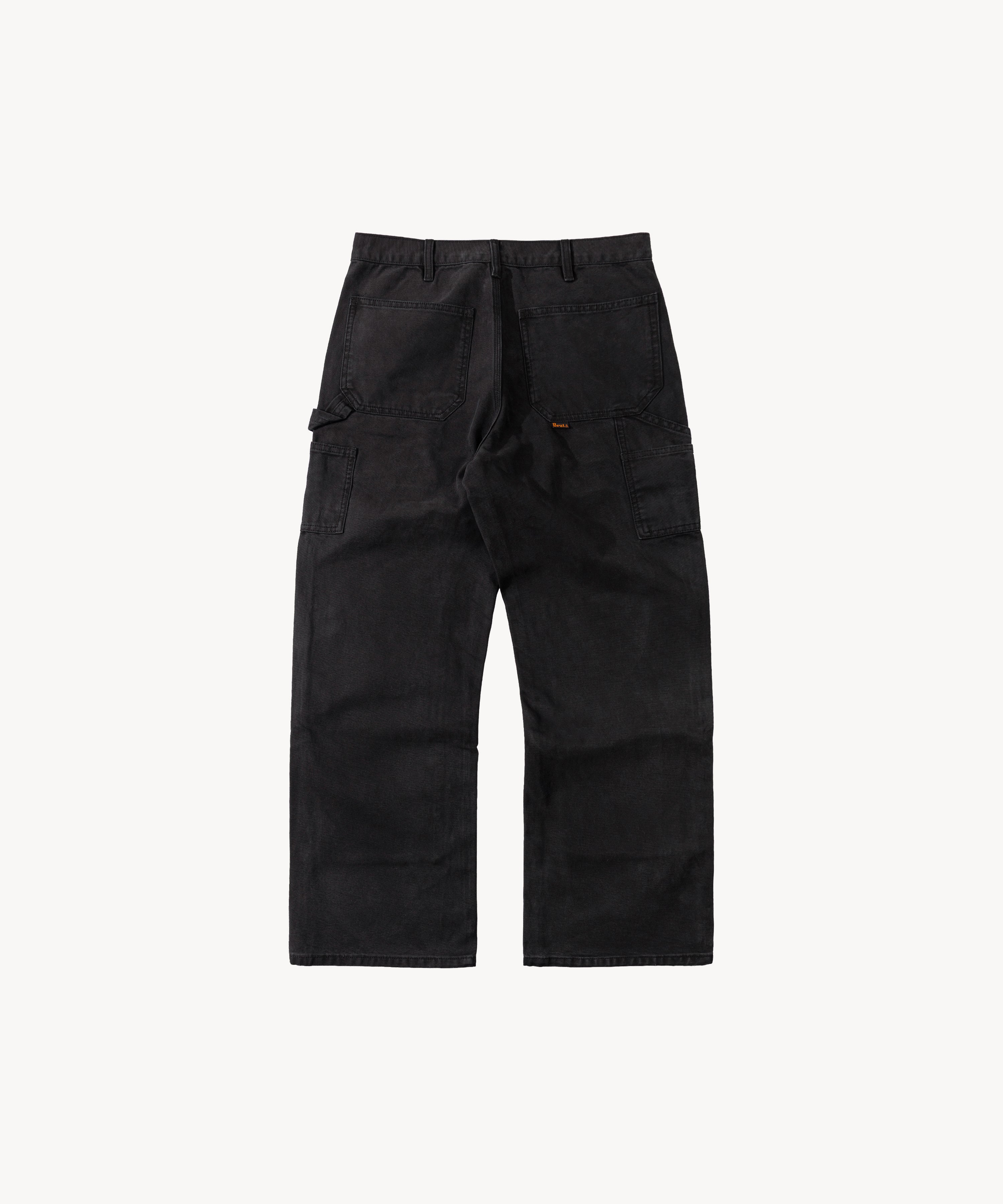 THE WIDE RIVET PANTS - BLACK | BRUT Clothing