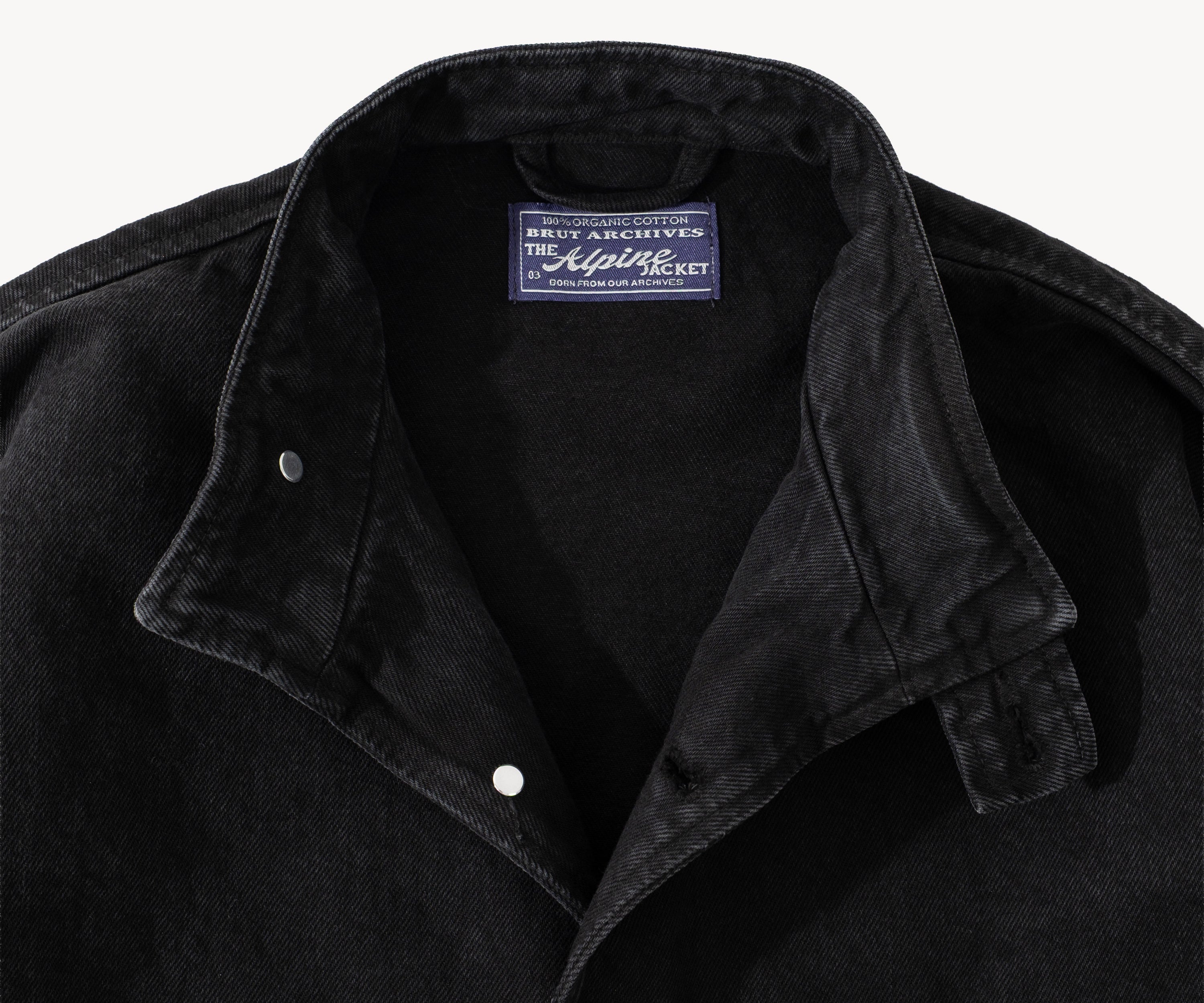 THE ALPINE JACKET Coats & Jackets X-SMALL / BLACK - BRUT Clothing