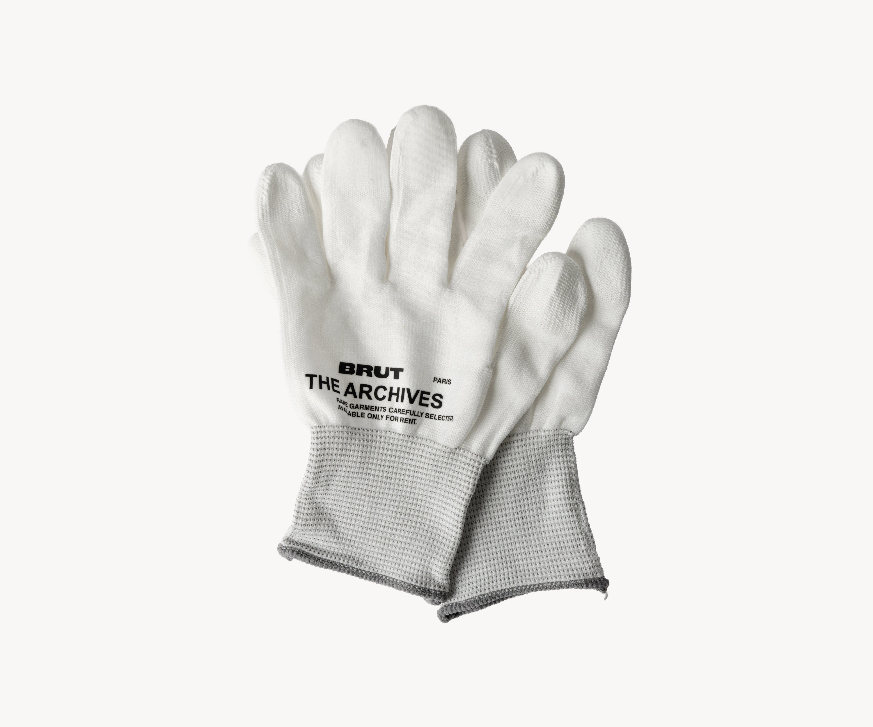 THE ARCHIVES GLOVES BLANCS - BRUT Clothing