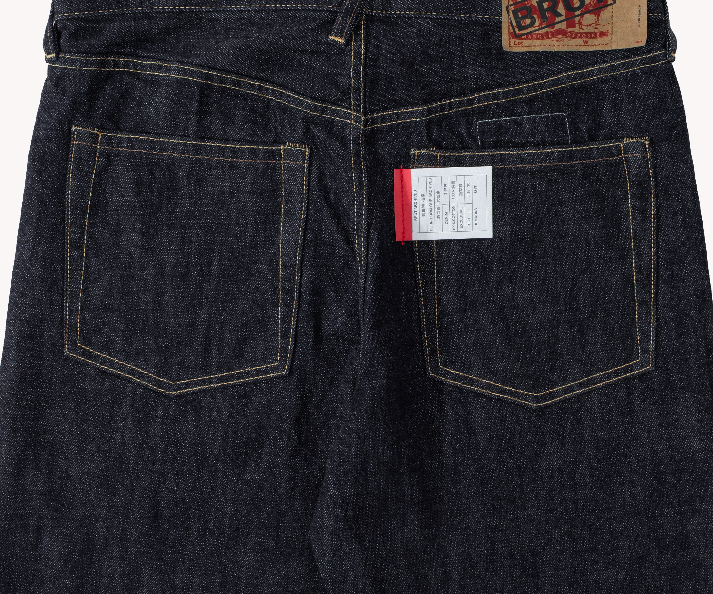 THE ARCHIVES DENIM Pants US26 / FR36 / RAW INDIGO - BRUT Clothing