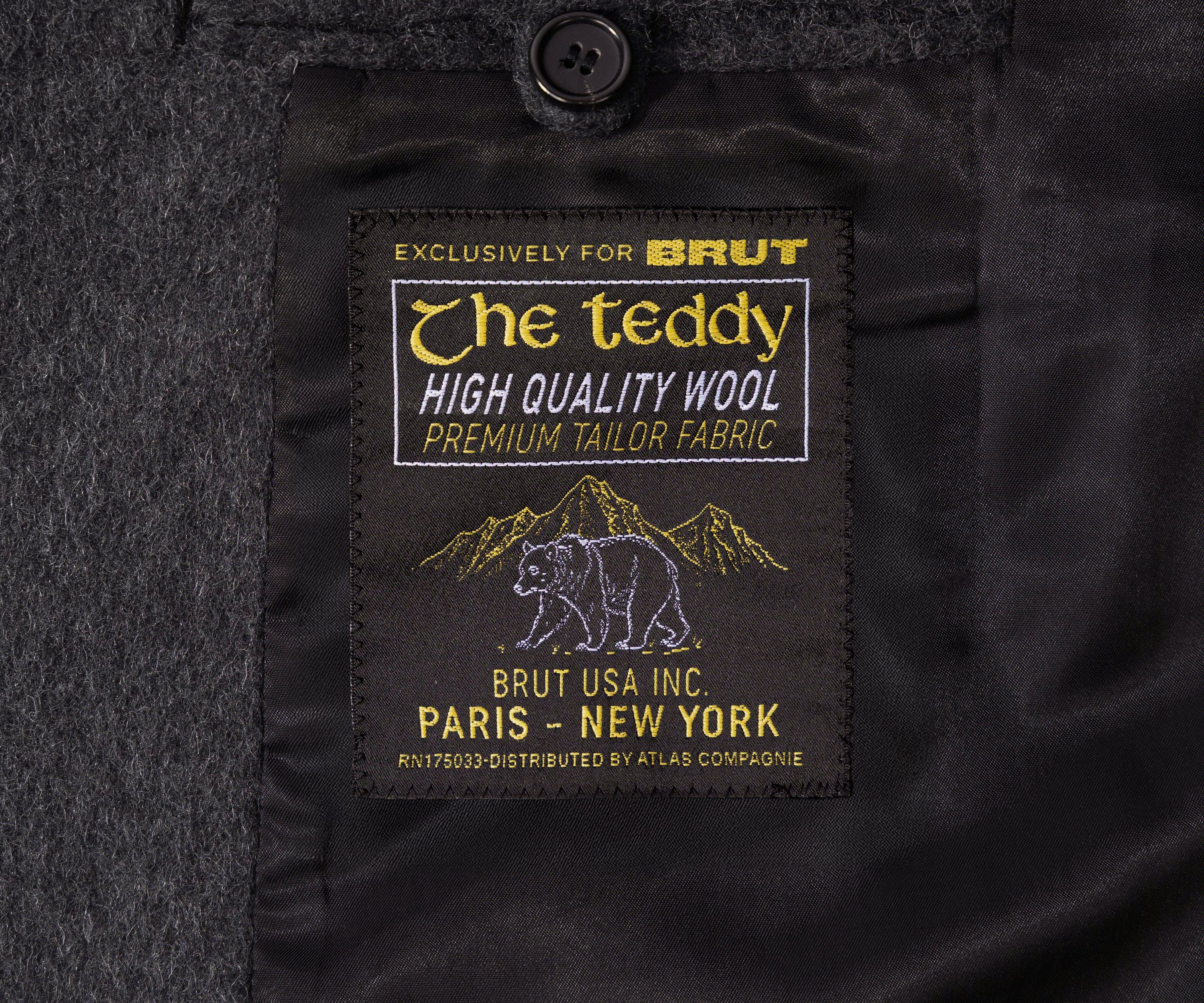 THE BALMACAAN COAT Manteaux et vestes PETIT / GRIS FONCÉ - BRUT Clothing