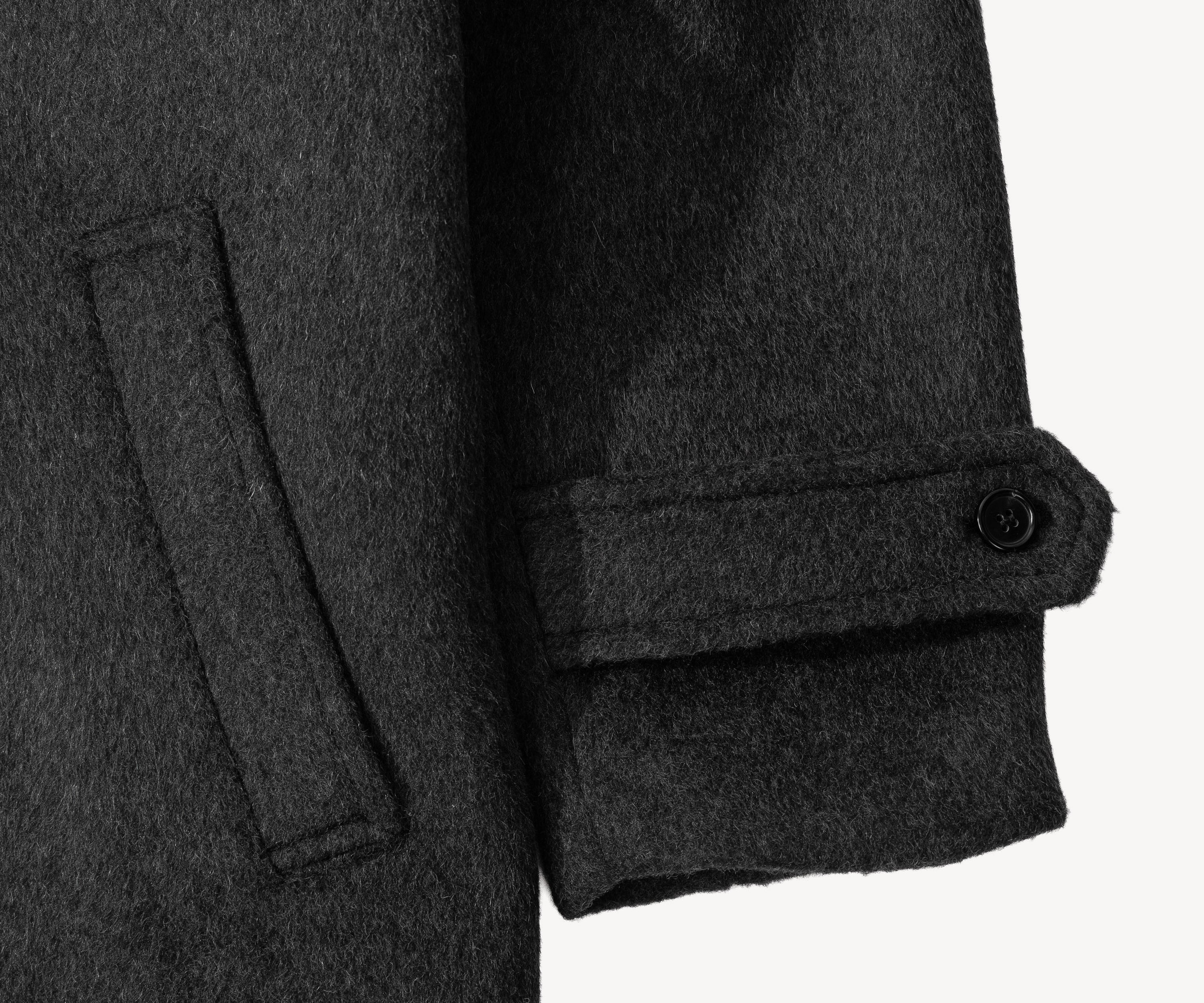 THE BALMACAAN COAT Manteaux et vestes PETIT / GRIS FONCÉ - BRUT Clothing
