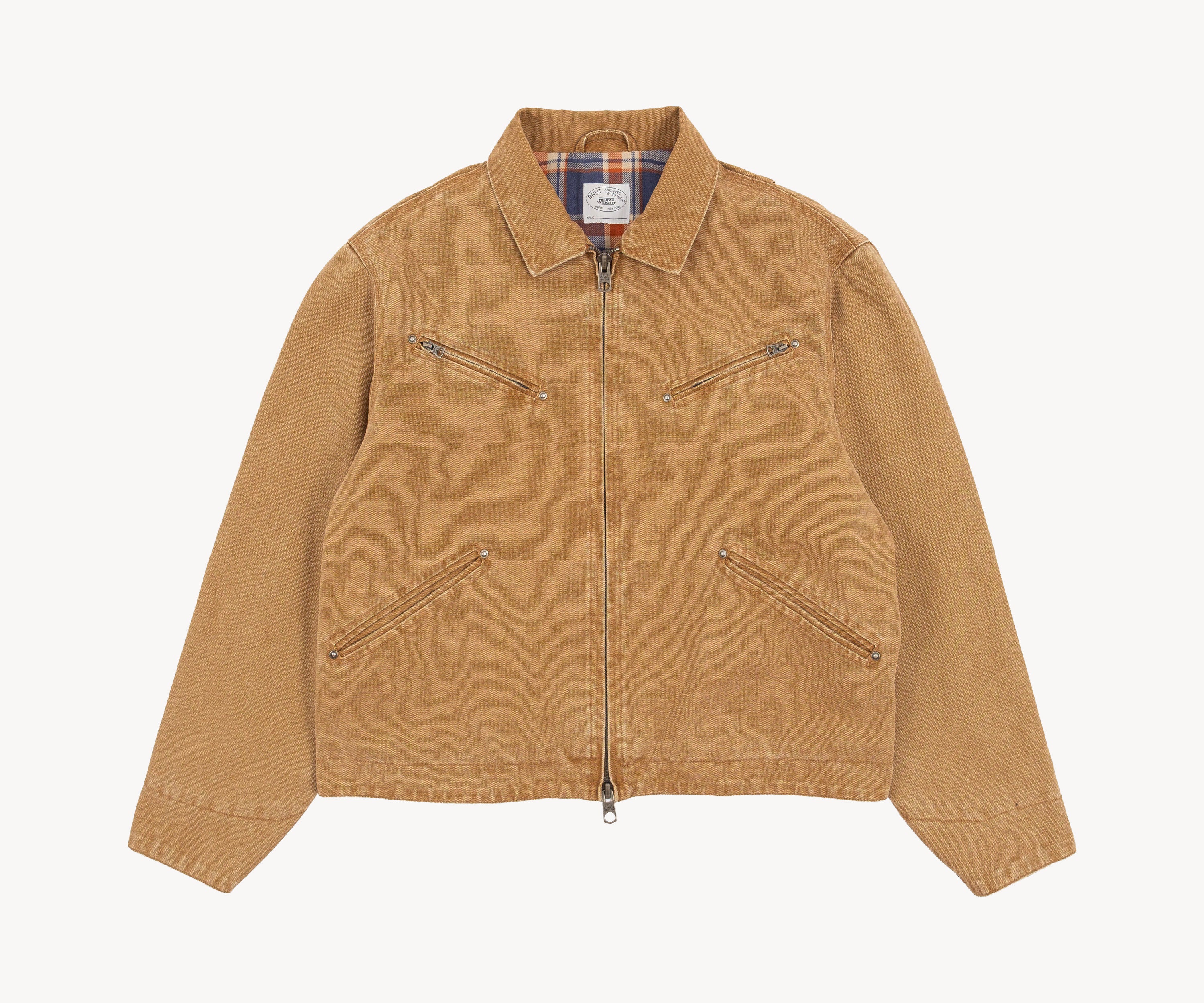 THE BEIRING JACKET Coats & Jackets X-SMALL / DUCK BROWN - BRUT Clothing
