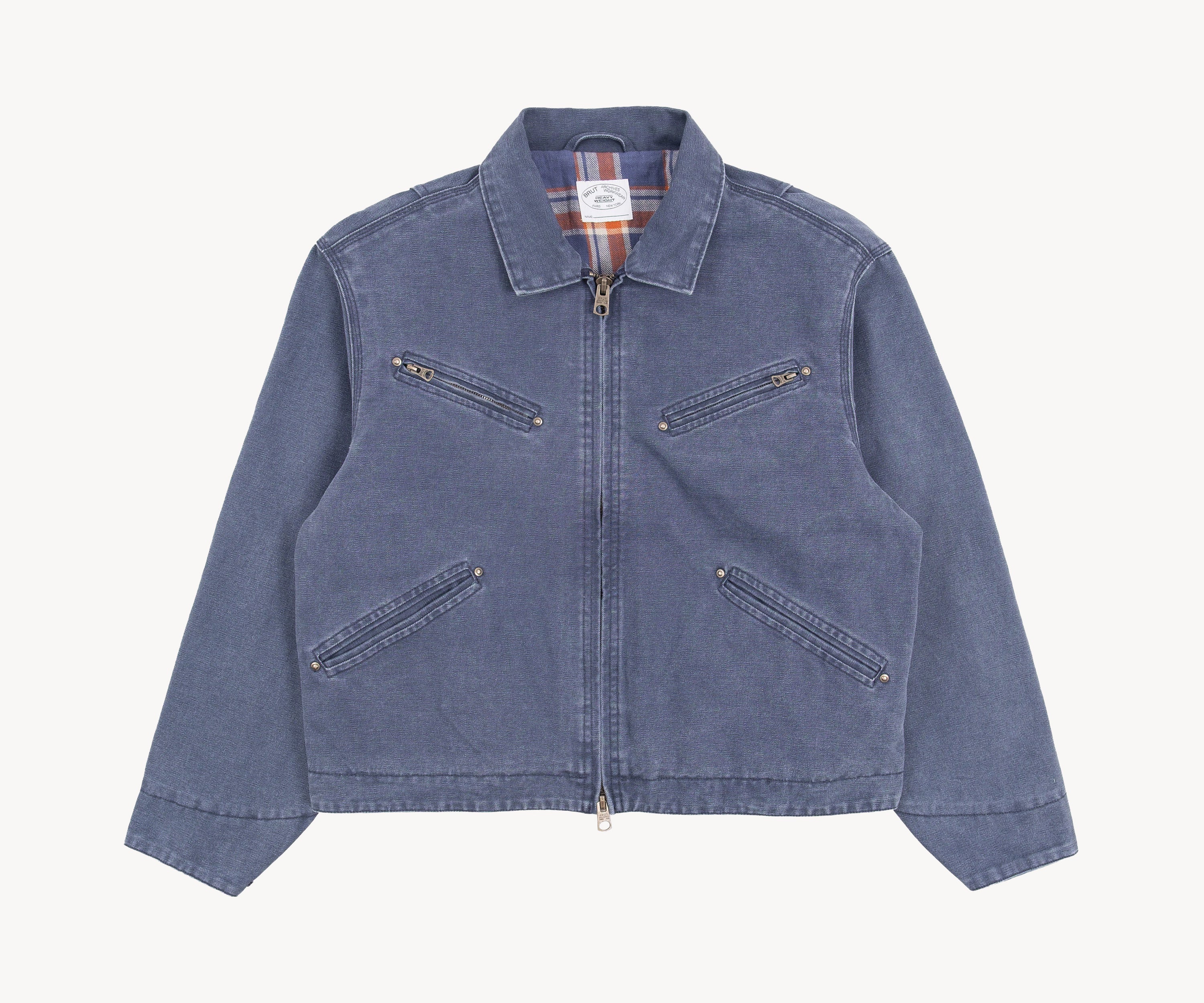 THE BEIRING JACKET Coats & Jackets X-SMALL / BLUE - BRUT Clothing
